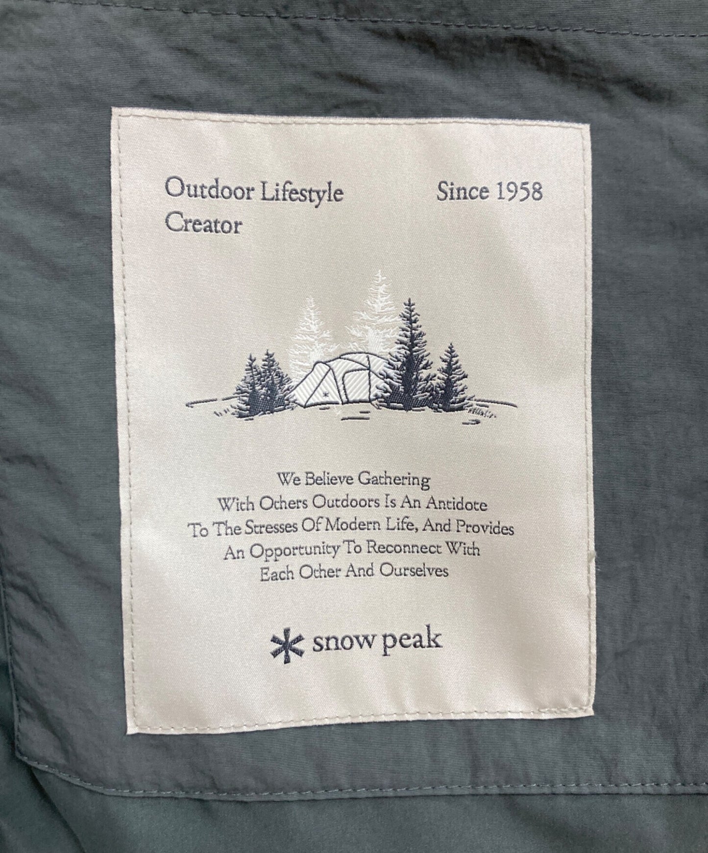 [Pre-owned] Snow peak Cample Utility Windbreaker (Camp Hooded Windbreaker) S26ZMC-WB10