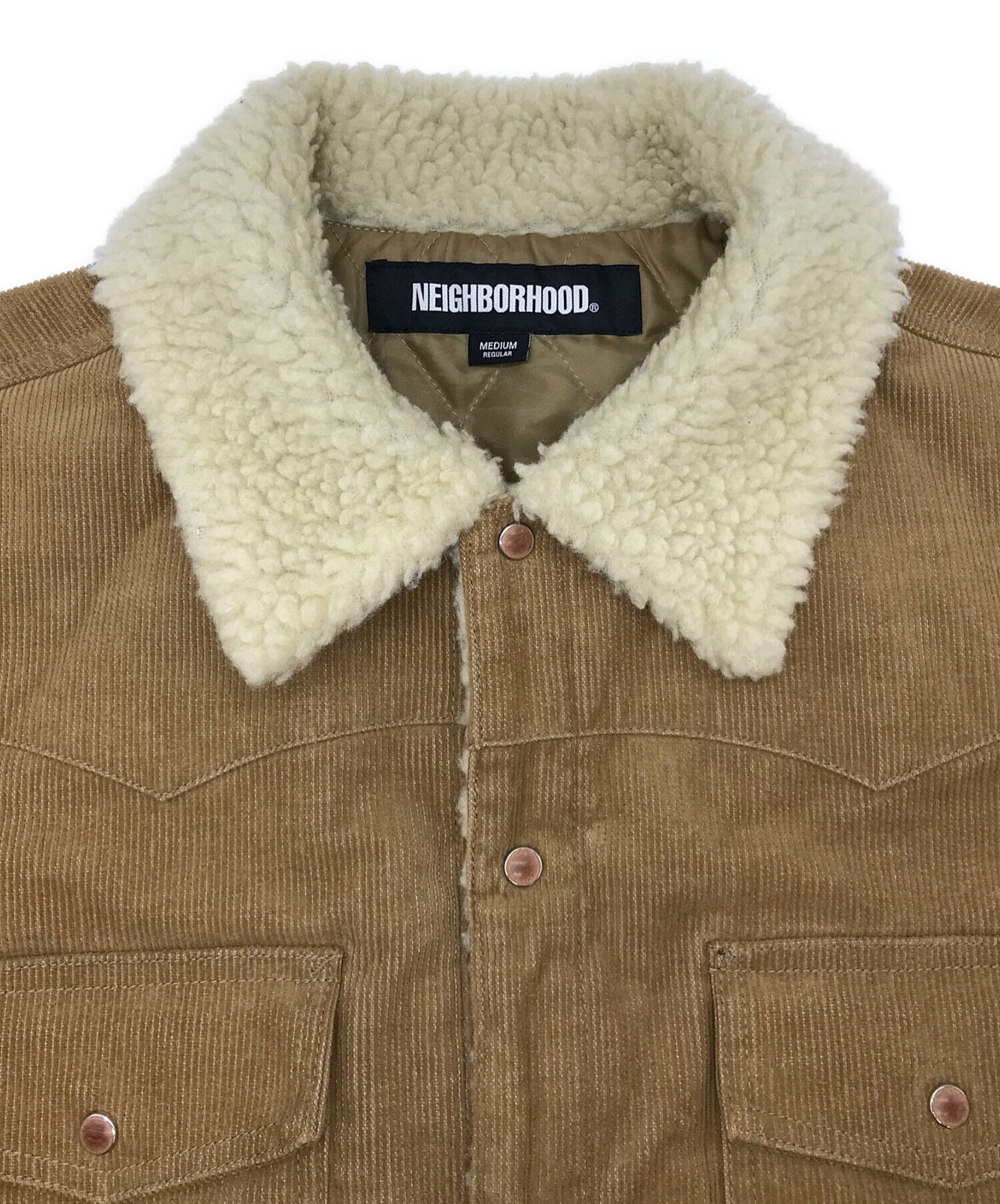 [Pre-owned] NEIGHBORHOOD CORDUROY Western BOA COAT boa coat boa jacket corduroy jacket jacket 222UTNH-SHM03