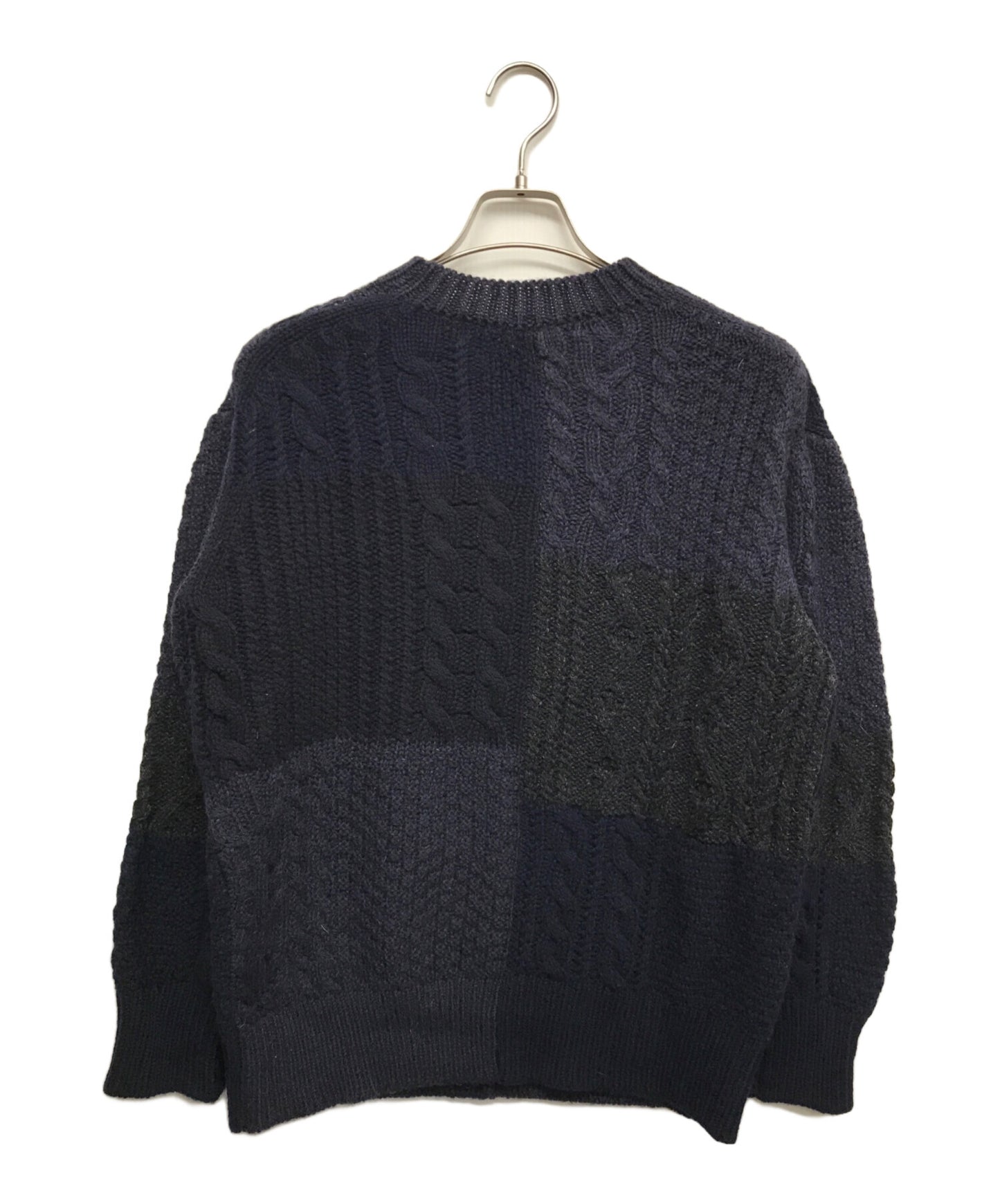 [Pre-owned] COMME des GARCONS JUNYA WATANABE MAN Shetland and Wool Aran Pattern Knitted Sweater WH-N007