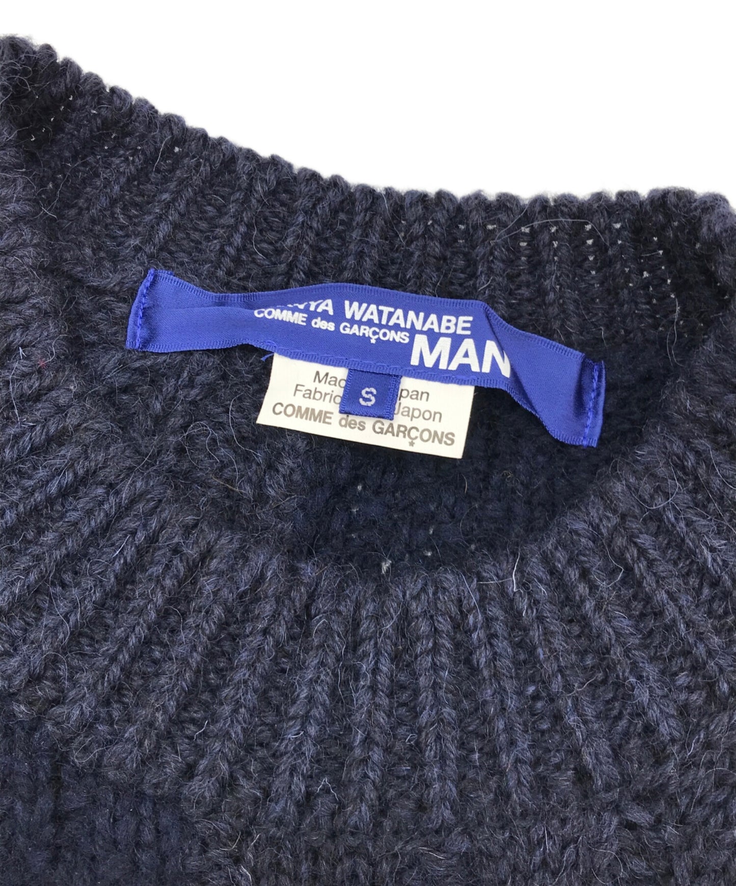 [Pre-owned] COMME des GARCONS JUNYA WATANABE MAN Shetland and Wool Aran Pattern Knitted Sweater WH-N007