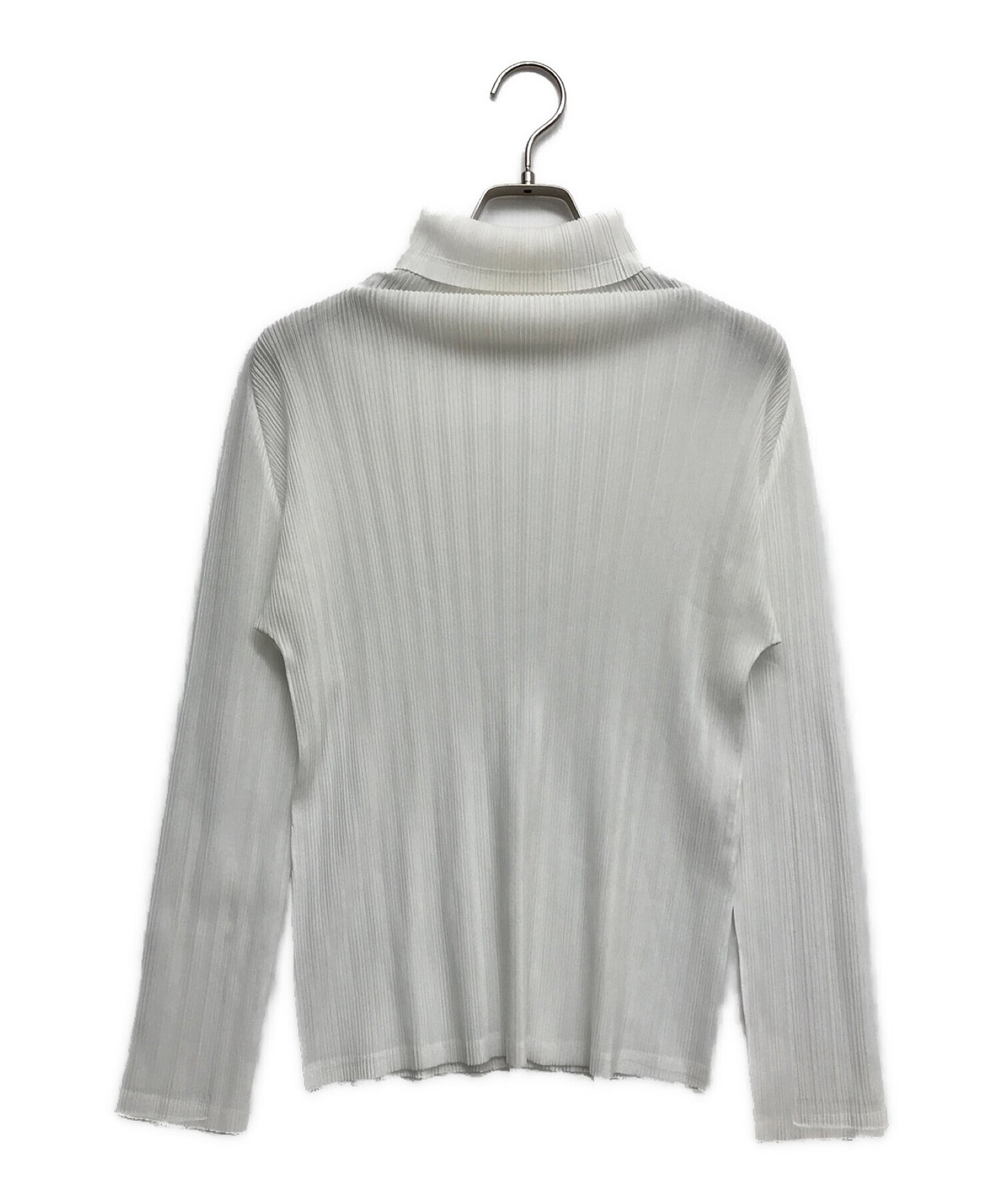 [Pre-owned] PLEATS PLEASE Bottle Neck Pleated Cut and Sewn Cut, Long Sleeves PP55-FK113