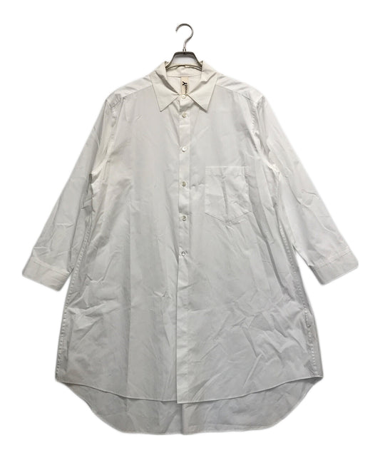 [Pre-owned] GROUND Y Broad Big Shirt Long Sleeve Shirt Shirt GV-B01-001