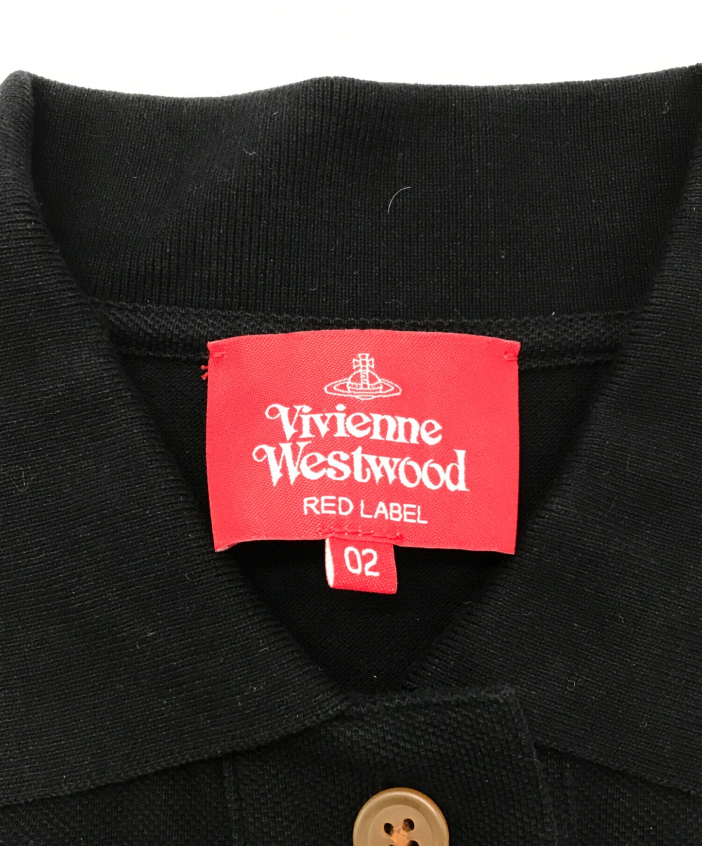 [Pre-owned] Vivienne Westwood RED LABEL Rose Embroidered Short-Sleeved Polo Shirt Short-Sleeved Polo Shirt 16-12-341043