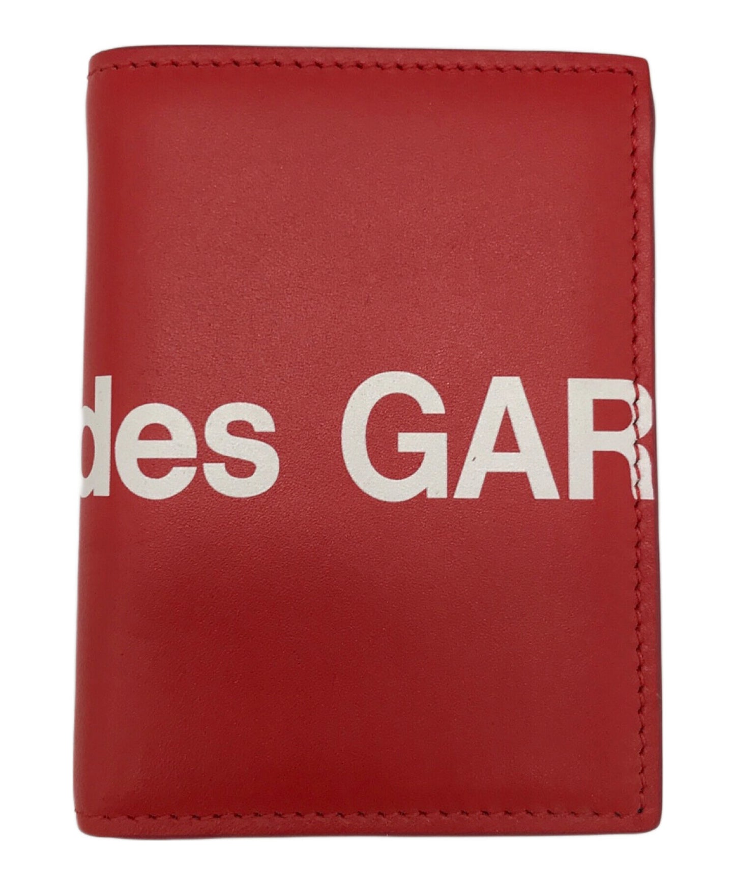 [Pre-owned] COMME des GARCONS Huge-Logo Foldable Card Case Card Case Wallet