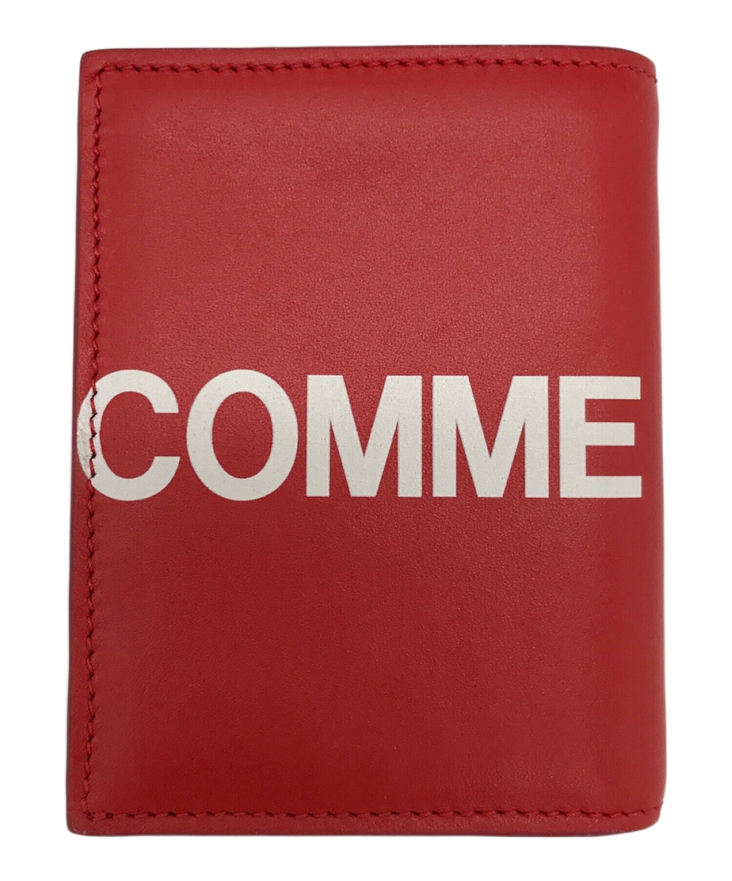 [Pre-owned] COMME des GARCONS Huge-Logo Foldable Card Case Card Case Wallet