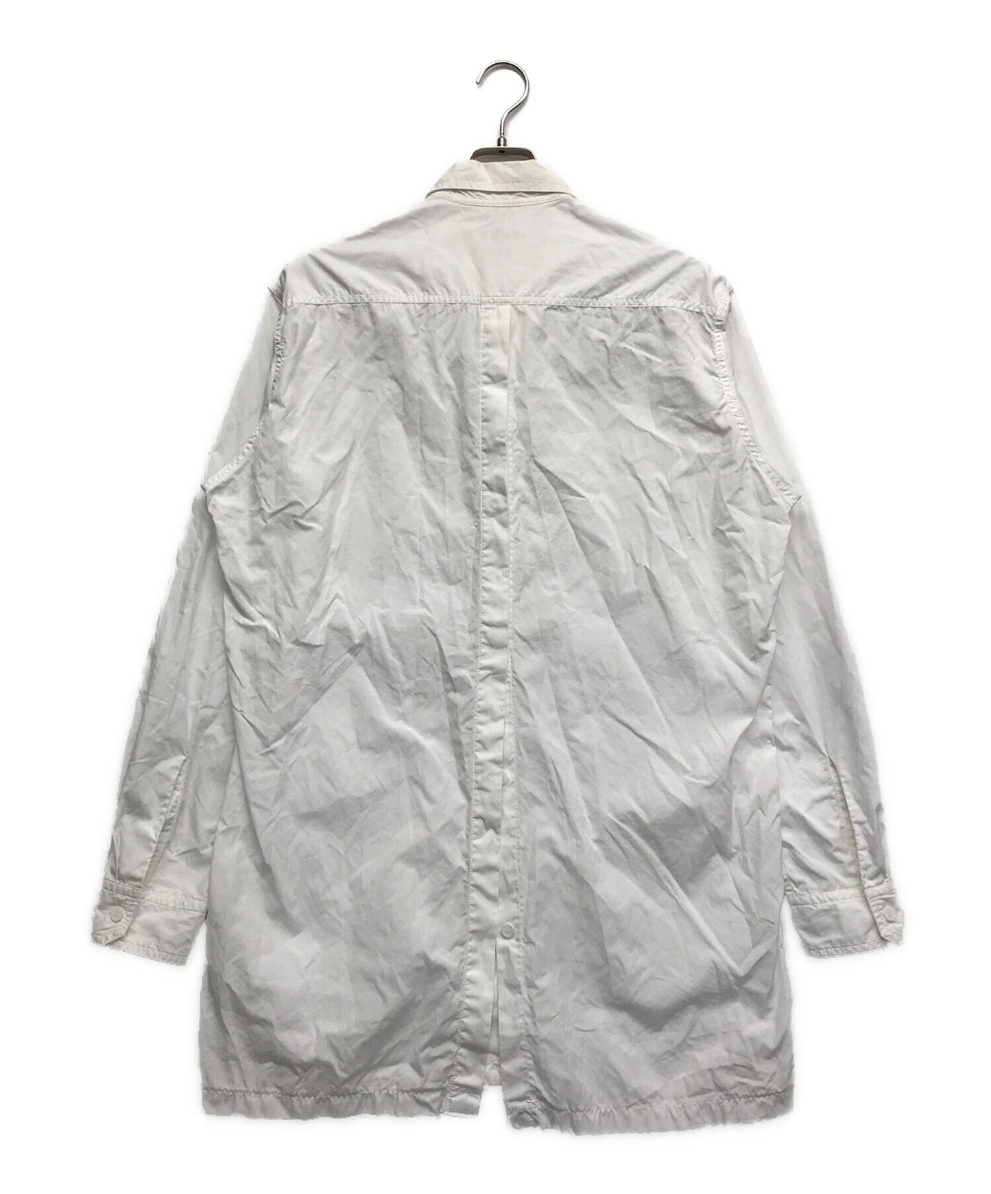 [Pre-owned] Yohji Yamamoto pour homme Back Open Chain Stitch Sew Shirt Shirt Long Sleeve Shirt HW-B02-001