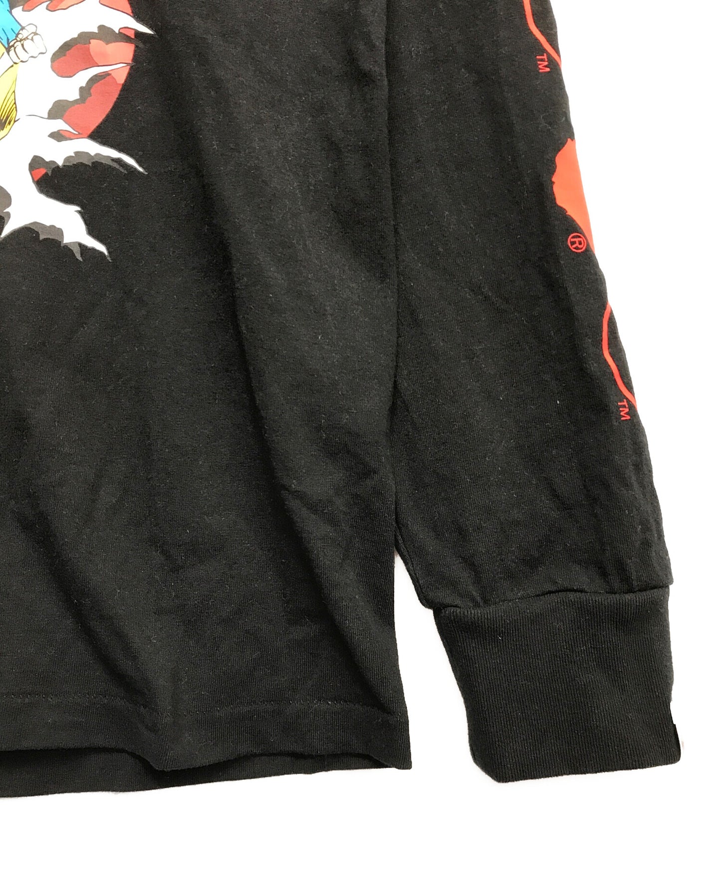 [Pre-owned] A BATHING APE SUPERMAN LONG SLEEVE TEE Long Sleeve Cut and Sewn Long T 001lth231902x