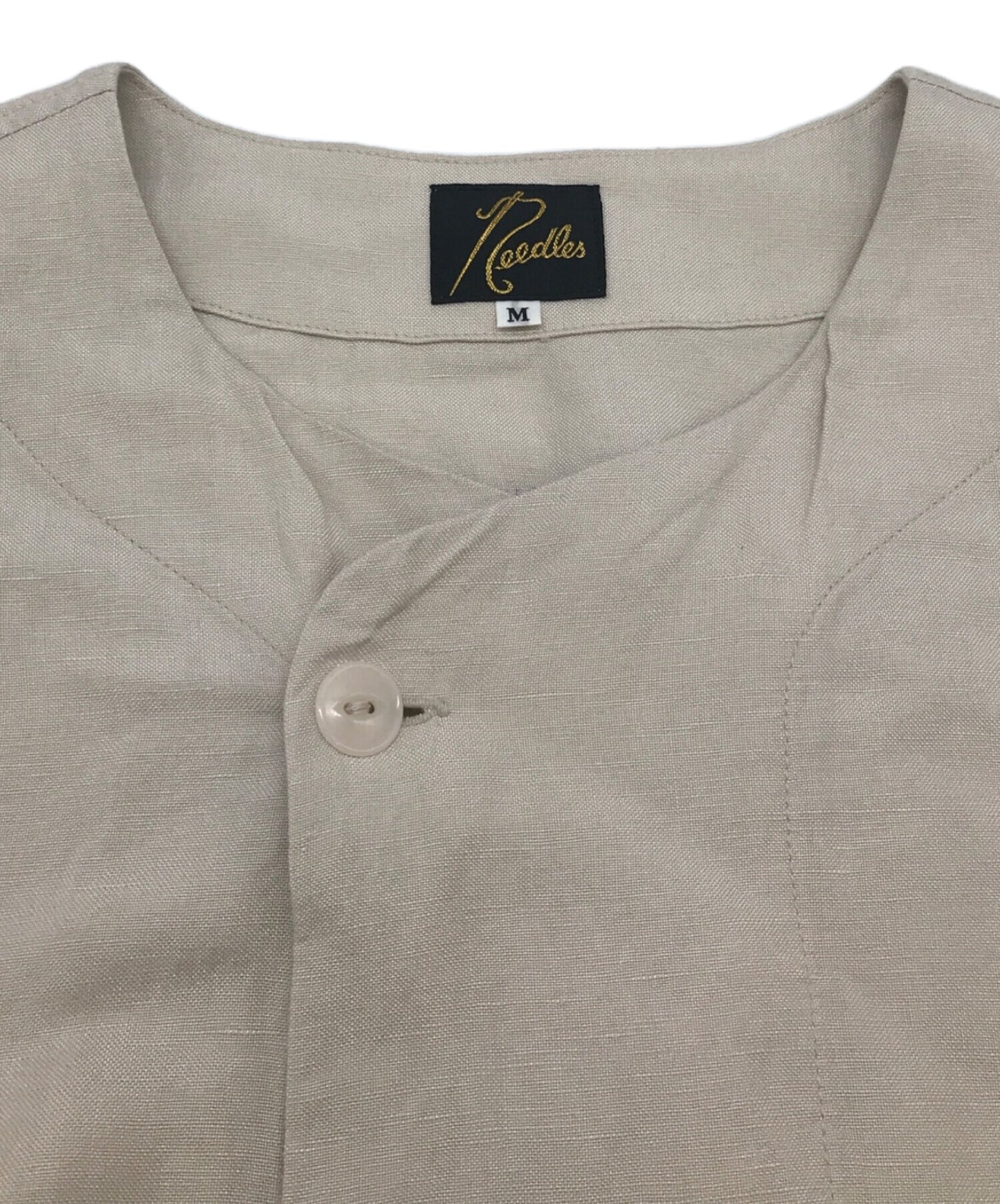 [Pre-owned] Needles Linen-blend shirts Long-sleeved shirts Shirts 0T214SH