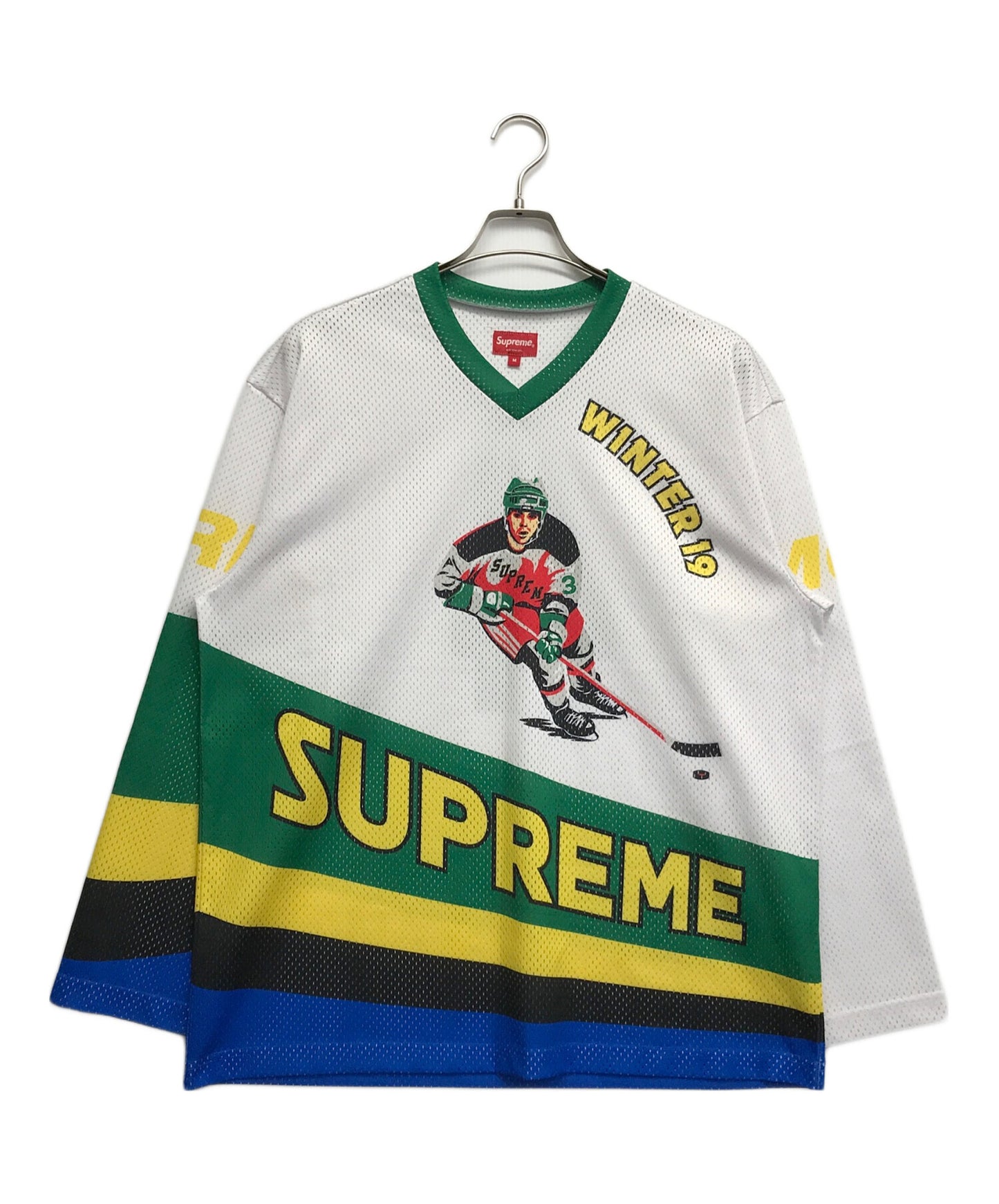 [Pre-owned] SUPREME Crossover Hockey Jersey Cut and Sew