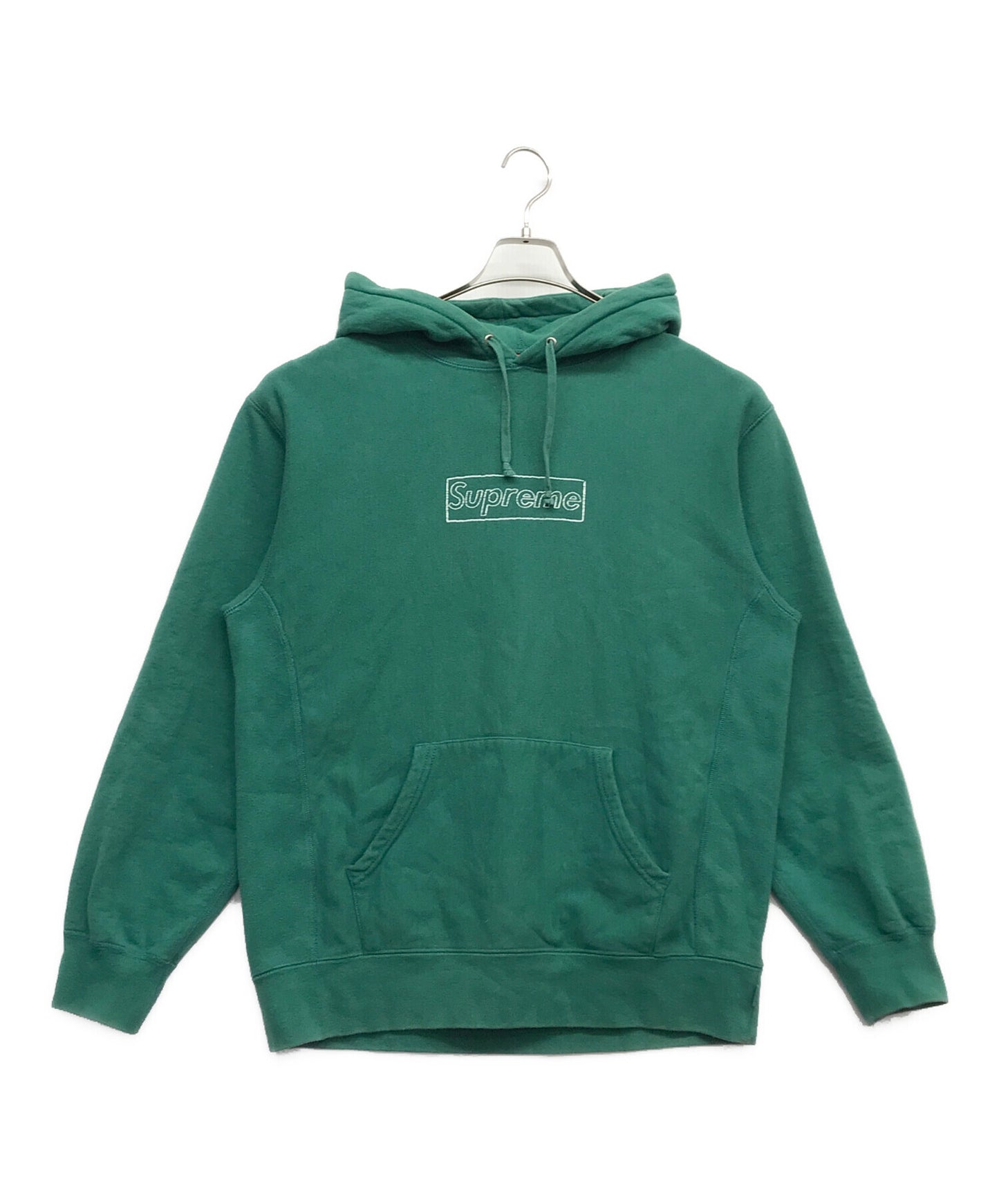 [Pre-owned] SUPREME Supreme Supreme KAWS Cowes Chalk Logo Hooded Sweatshirt Hoodie
