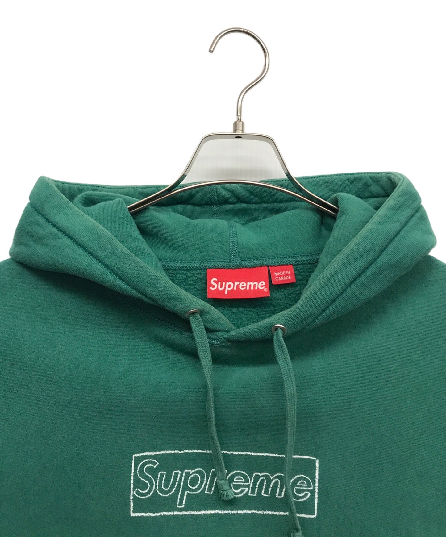 [Pre-owned] SUPREME Supreme Supreme KAWS Cowes Chalk Logo Hooded Sweatshirt Hoodie