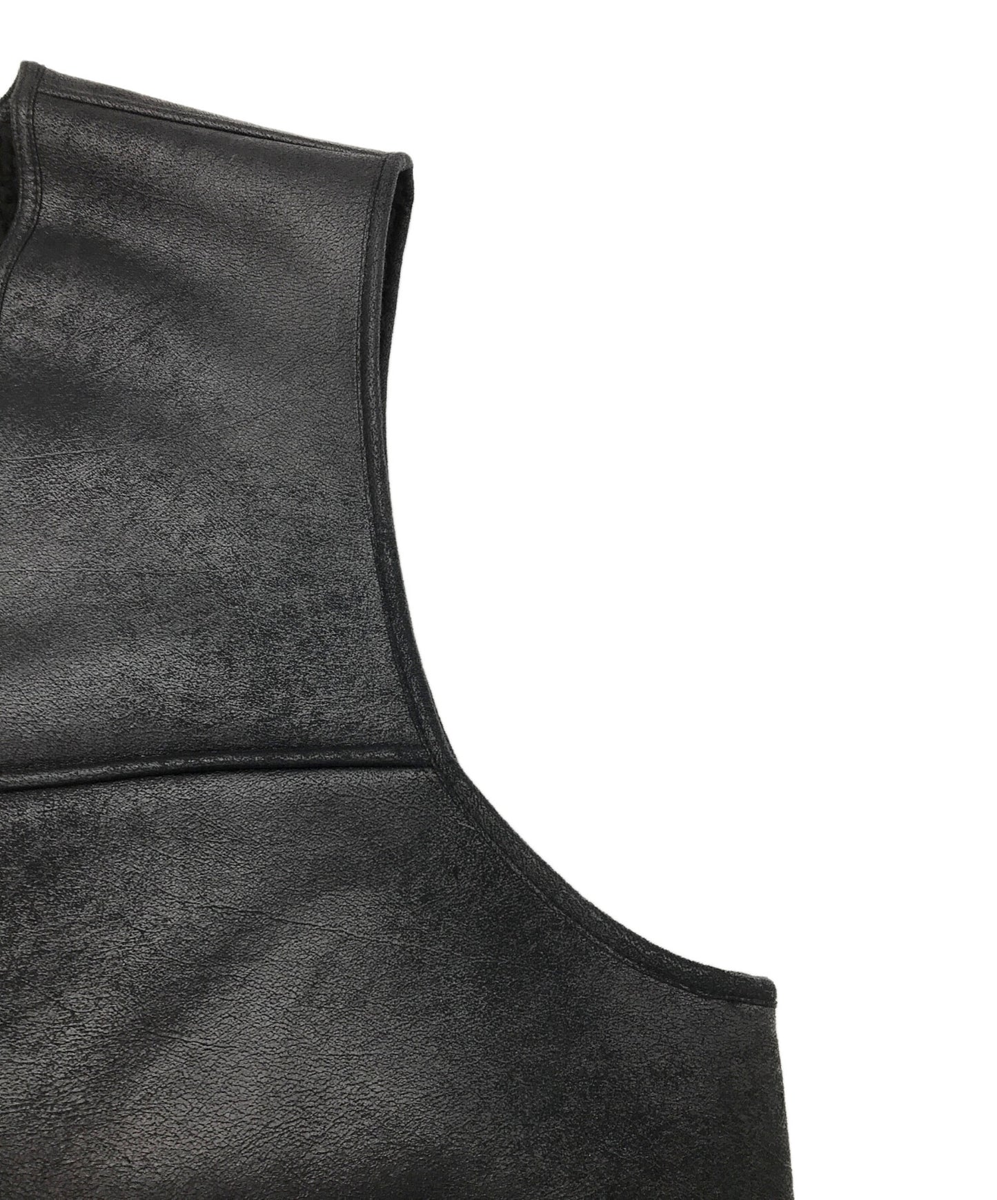 [Pre-owned] SUPREME REVERSIBLE FAUX SHEARLING WORK VEST Vest