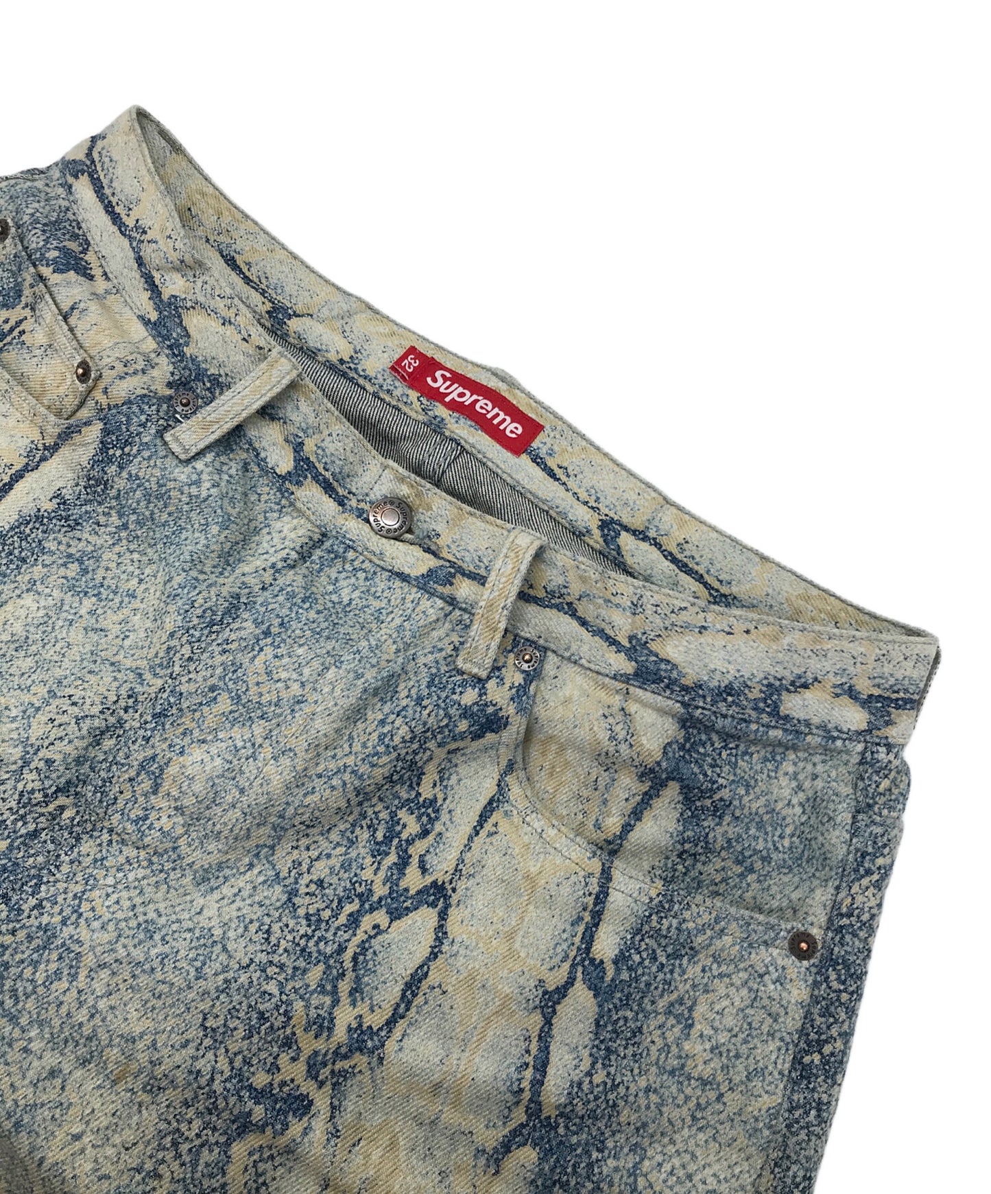 [Pre-owned] SUPREME Regular Jean "Snake" denim pants Denim pants