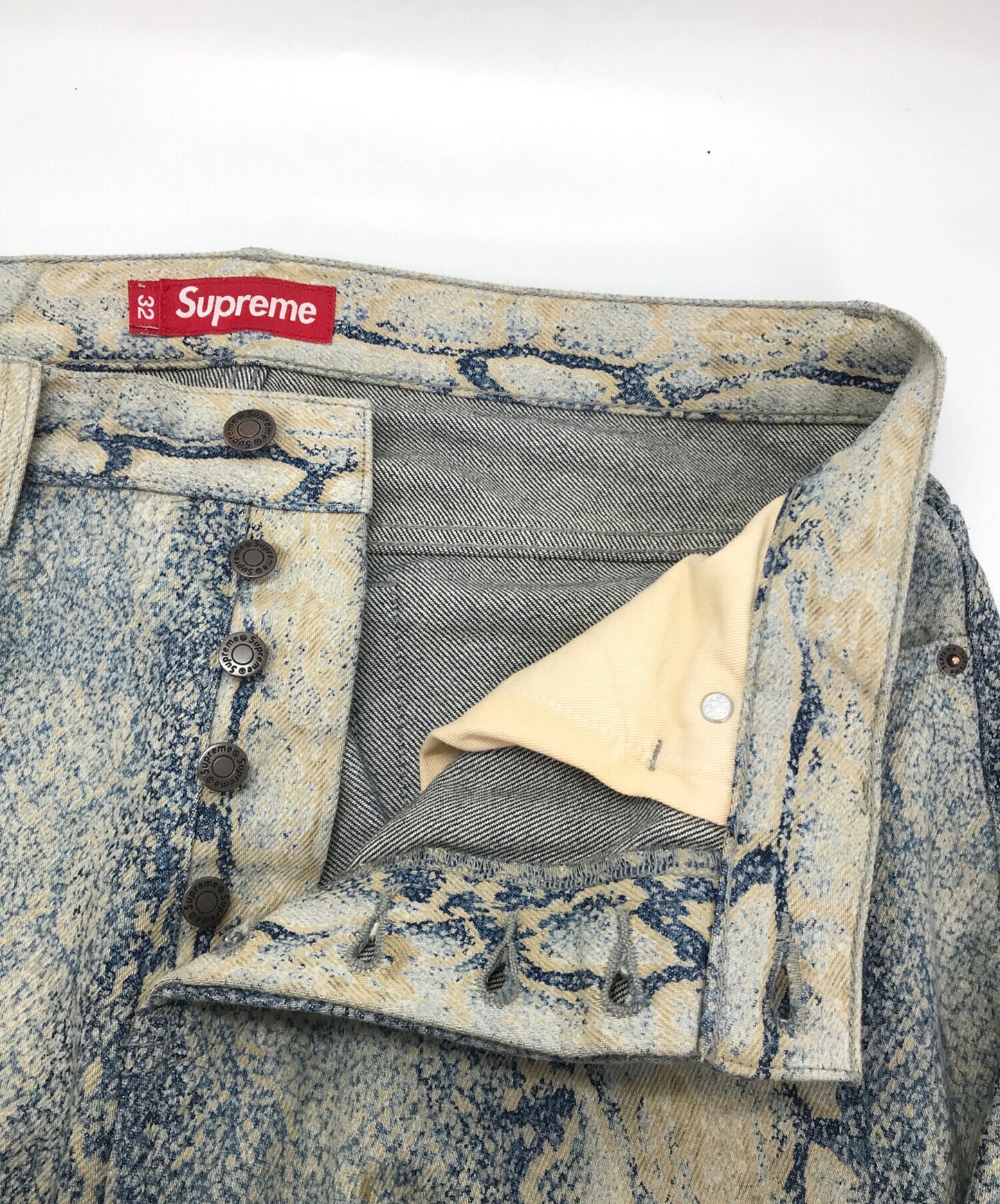 [Pre-owned] SUPREME Regular Jean "Snake" denim pants Denim pants