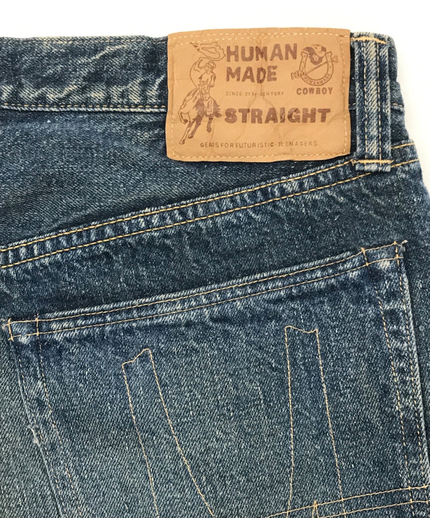 [Pre-owned] HUMAN MADE Cowboy Straight Denim Painter Pants Denim Pants Pants Bottoms