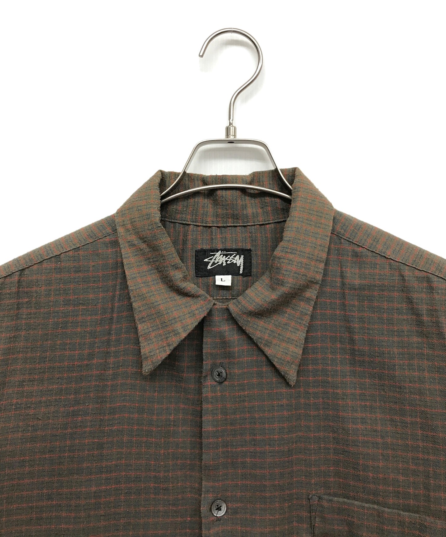 [Pre-owned] stussy Open collar shirt Long sleeve shirt Shirt