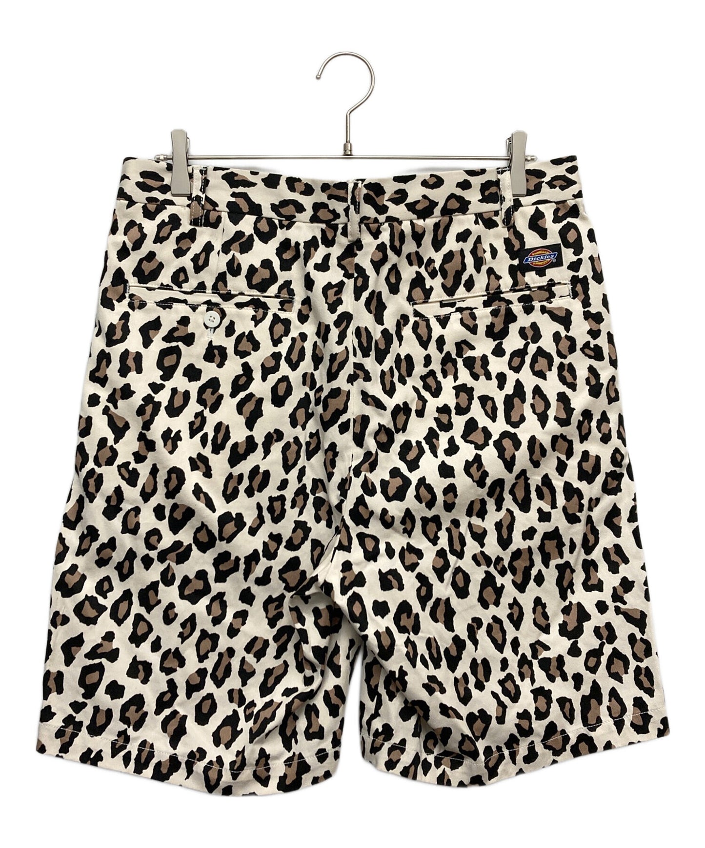 [Pre-owned] WACKO MARIA LEOPARD DOUBLE PLEATED SHORT TROUSERS half pants pants pants WM-PT-13