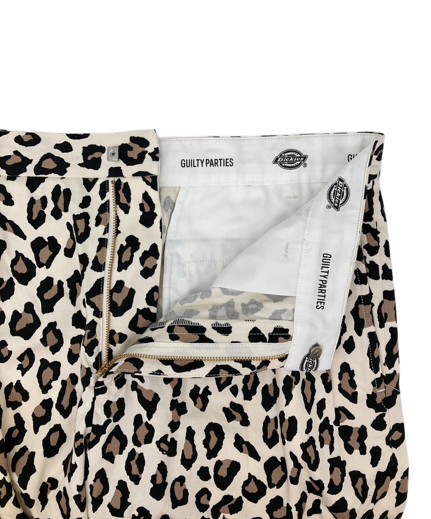 [Pre-owned] WACKO MARIA LEOPARD DOUBLE PLEATED SHORT TROUSERS half pants pants pants WM-PT-13