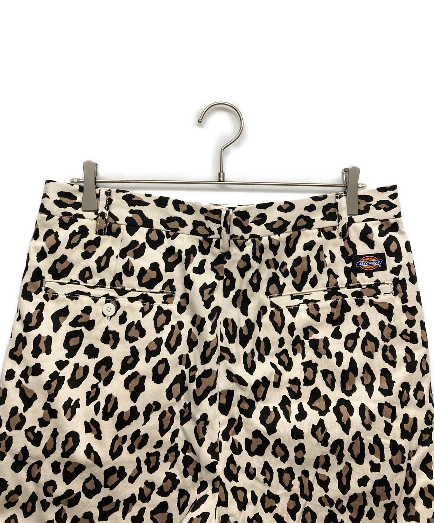 [Pre-owned] WACKO MARIA LEOPARD DOUBLE PLEATED SHORT TROUSERS half pants pants pants WM-PT-13