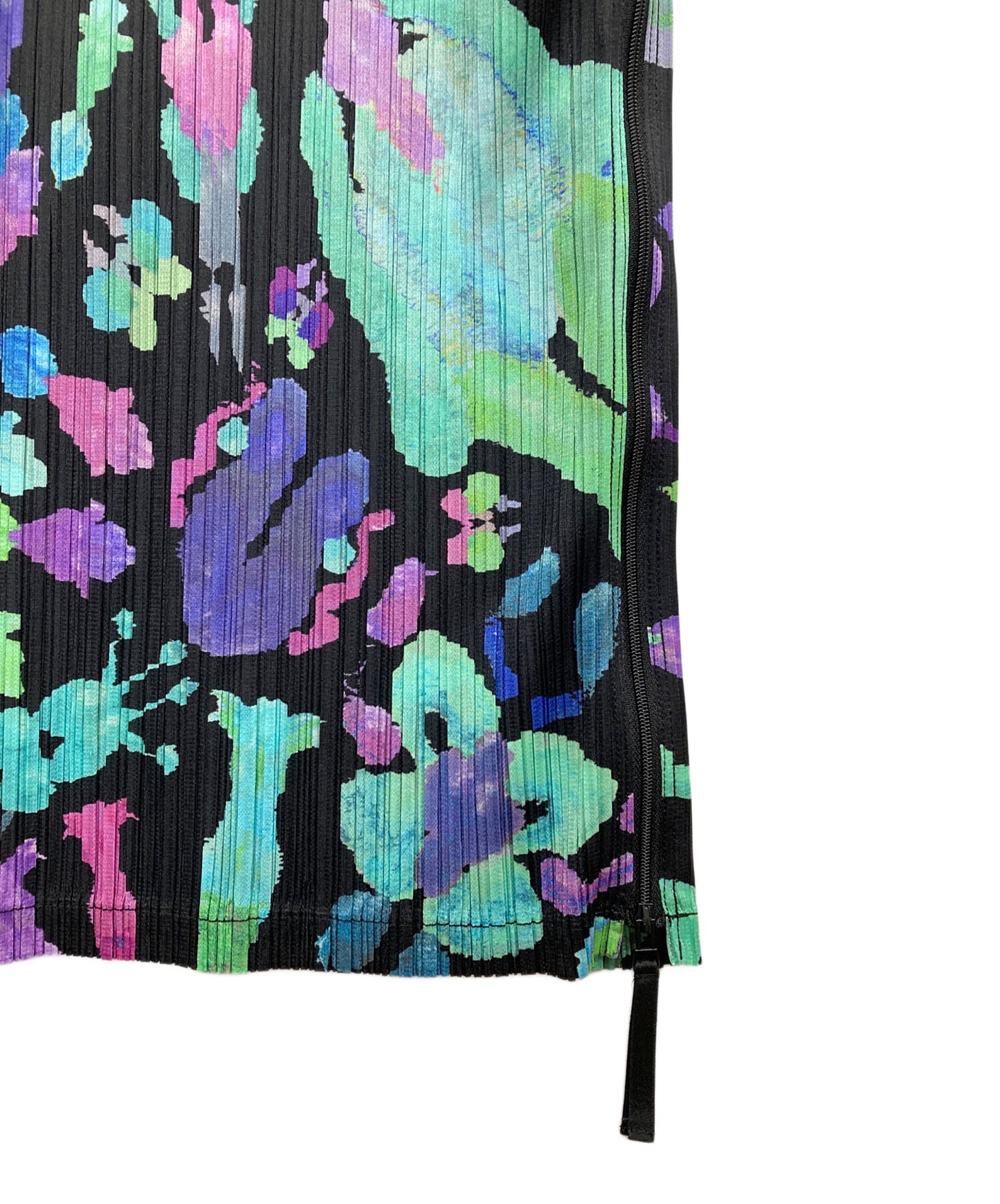 [Pre-owned] PLEATS PLEASE Side-zip all-over pleated dress Pleated dress Dress PP43JH693