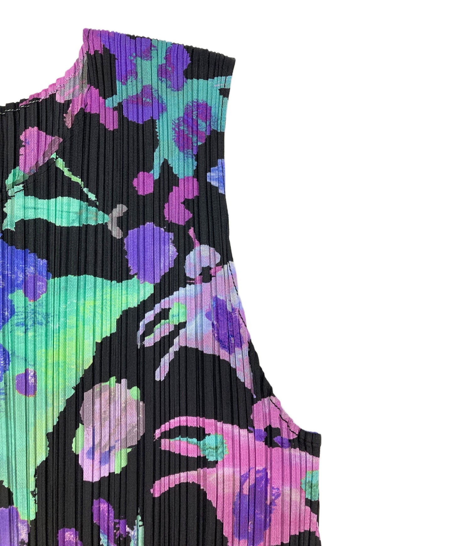 [Pre-owned] PLEATS PLEASE Side-zip all-over pleated dress Pleated dress Dress PP43JH693