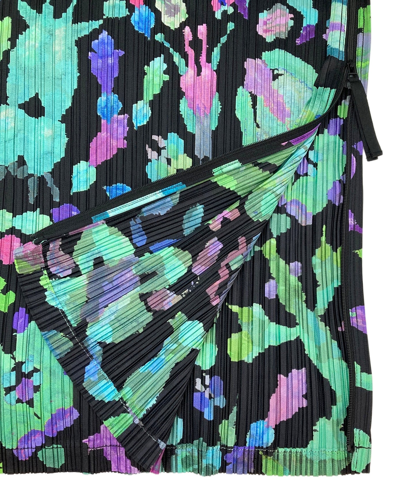 [Pre-owned] PLEATS PLEASE Side-zip all-over pleated dress Pleated dress Dress PP43JH693