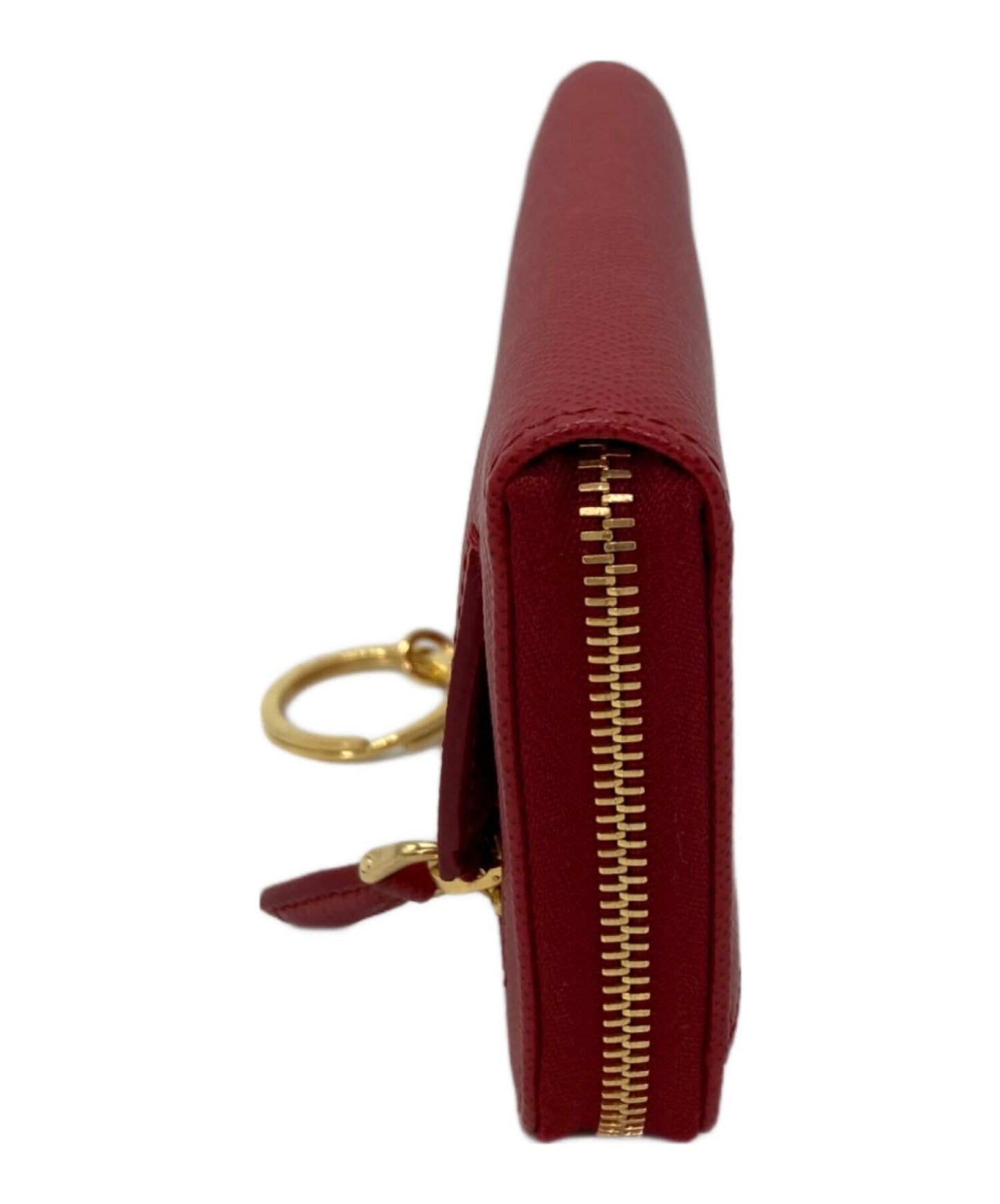 [Pre-owned] PRADA SAFFIANO METAL Key Pouch Wallet Coin Purse 1PP122