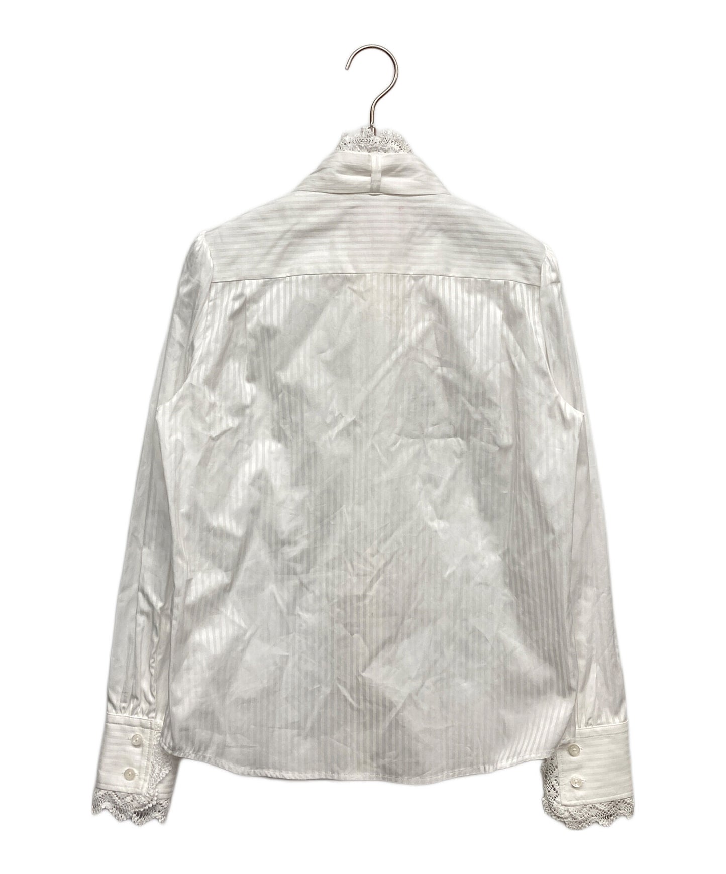 [Pre-owned] Vivienne Westwood Frilled Bow Tie Blouse Long Sleeve Shirt Long Sleeve Blouse Long Sleeve Shirt Blouse 16-11-832001-00