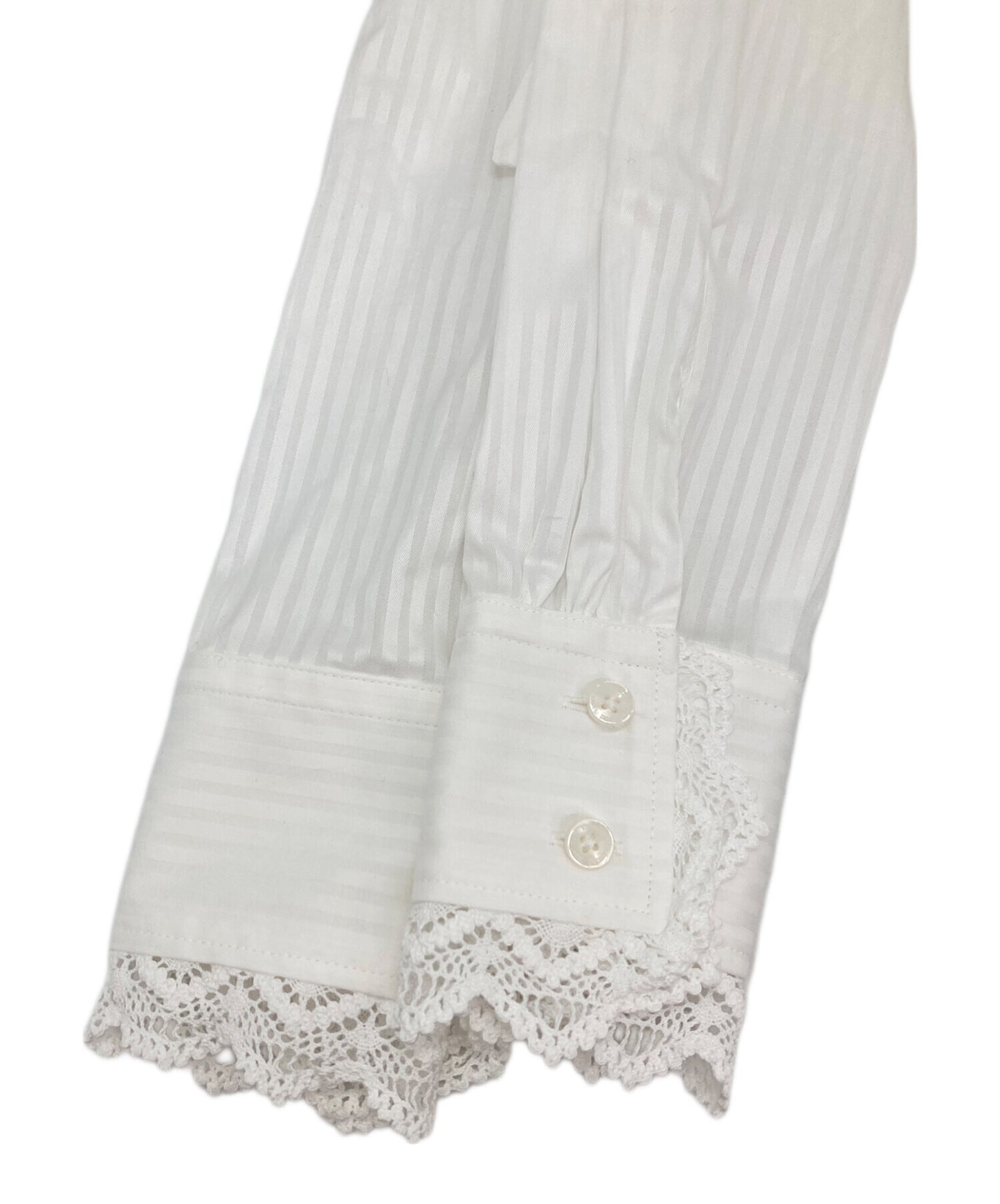 [Pre-owned] Vivienne Westwood Frilled Bow Tie Blouse Long Sleeve Shirt Long Sleeve Blouse Long Sleeve Shirt Blouse 16-11-832001-00