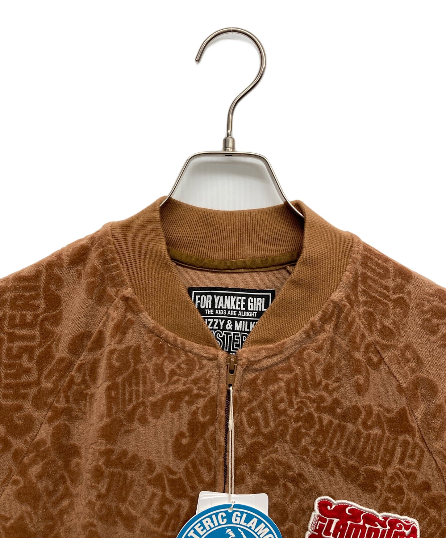 [Pre-owned] Hysteric Glamour FLAME LOGO Pattern Jacquard Jumper Jacket 02243CJ01