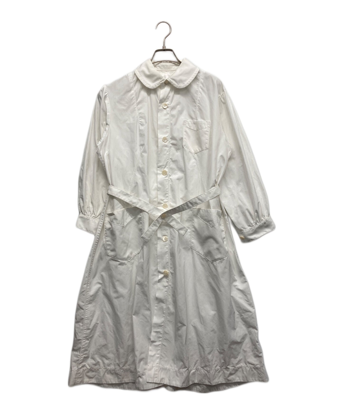 [Pre-owned] TAO COMME des GARCONS Polyester Stitchwork Belted Coat TI-O003