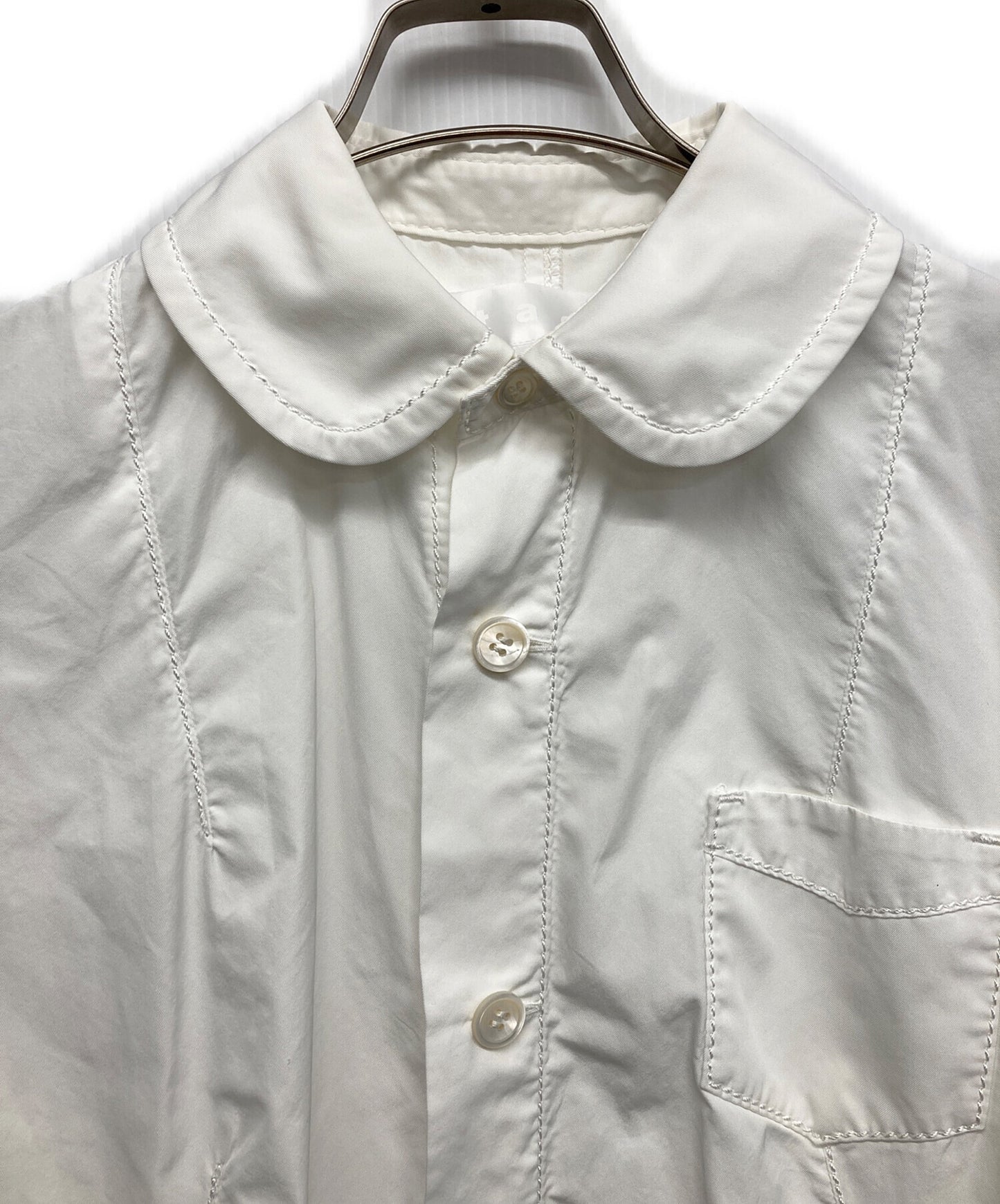 [Pre-owned] TAO COMME des GARCONS Polyester Stitchwork Belted Coat TI-O003