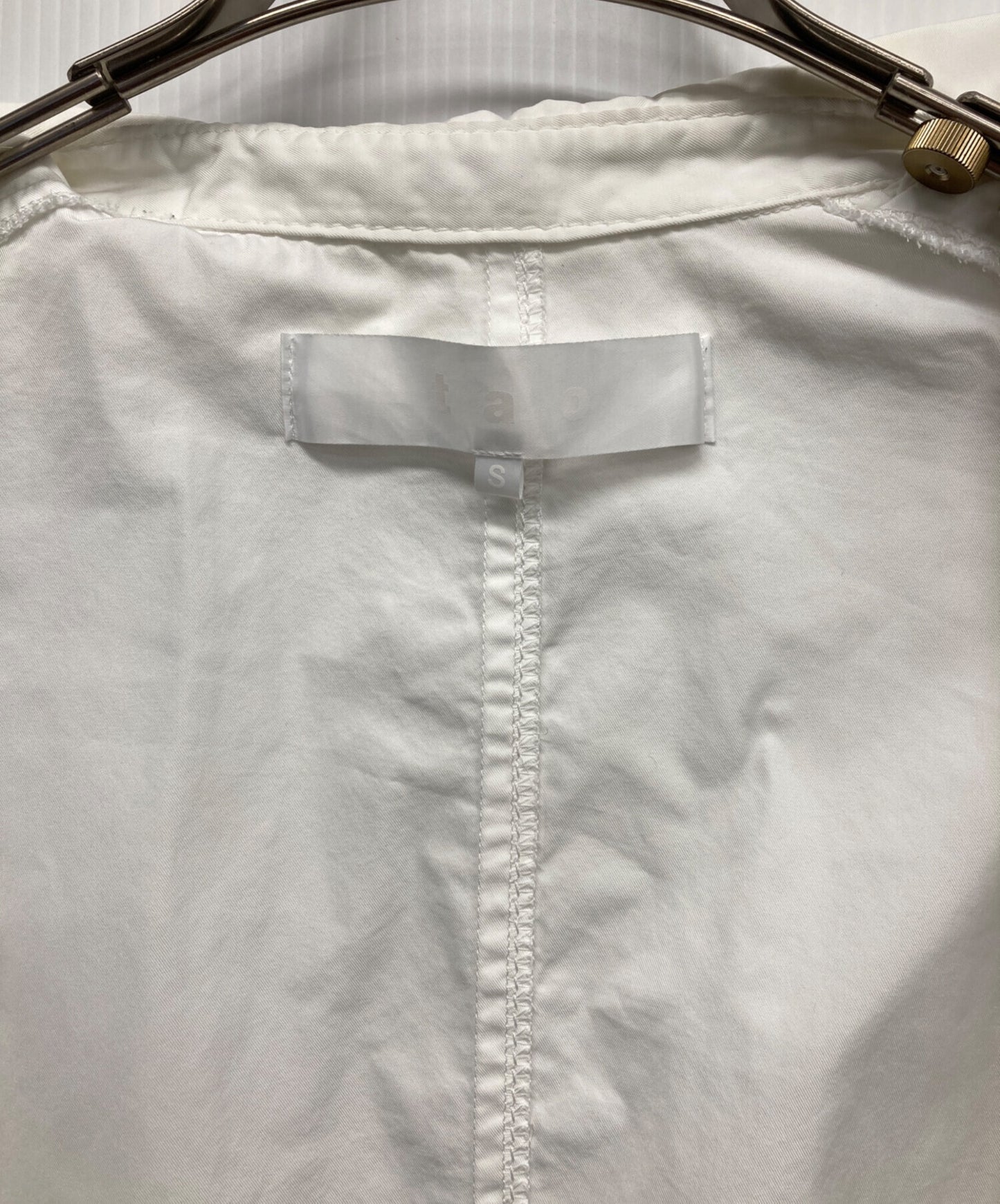 [Pre-owned] TAO COMME des GARCONS Polyester Stitchwork Belted Coat TI-O003