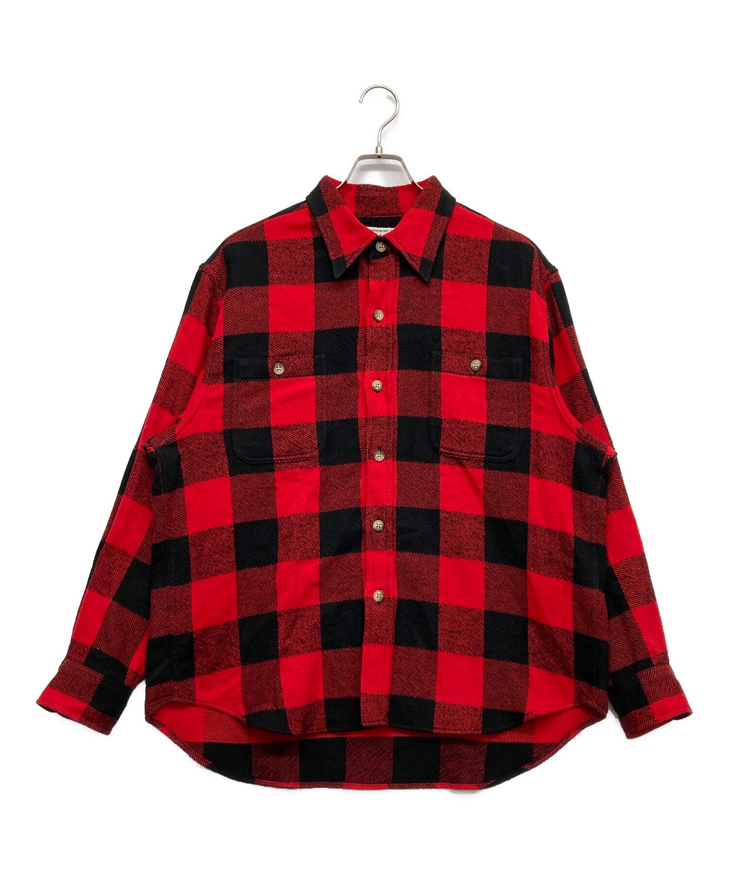 [Pre-owned] WACKO MARIA BLOCK CHECK FLANNEL SHIRT Long Sleeve Shirt Check Shirt Shirt