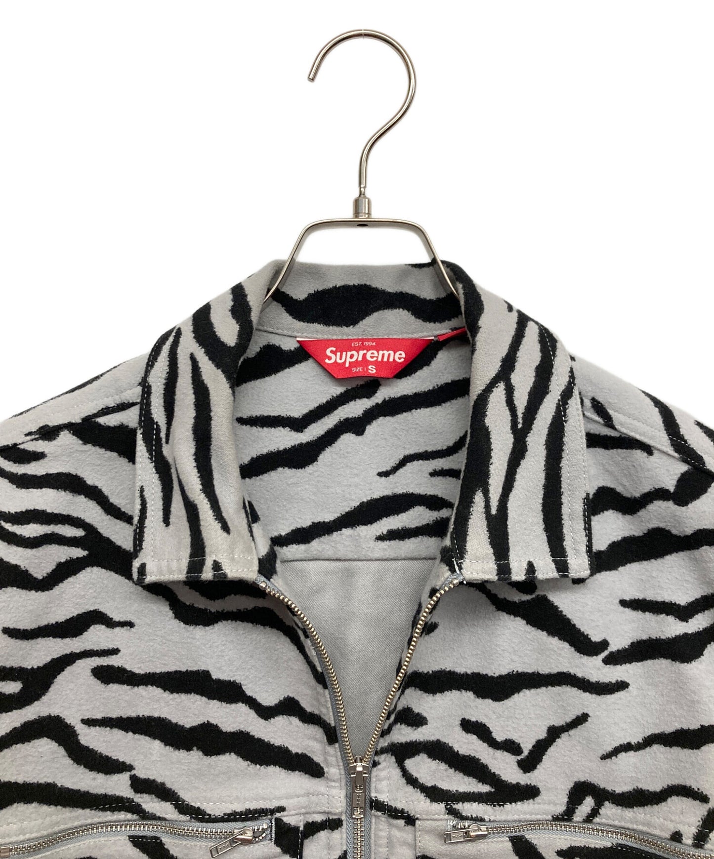 [Pre-owned] SUPREME Moleskin Work Jacket Zebra Jacket