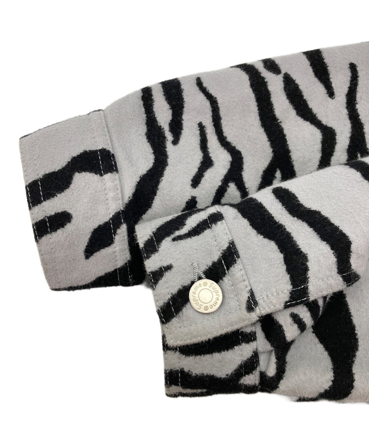 [Pre-owned] SUPREME Moleskin Work Jacket Zebra Jacket