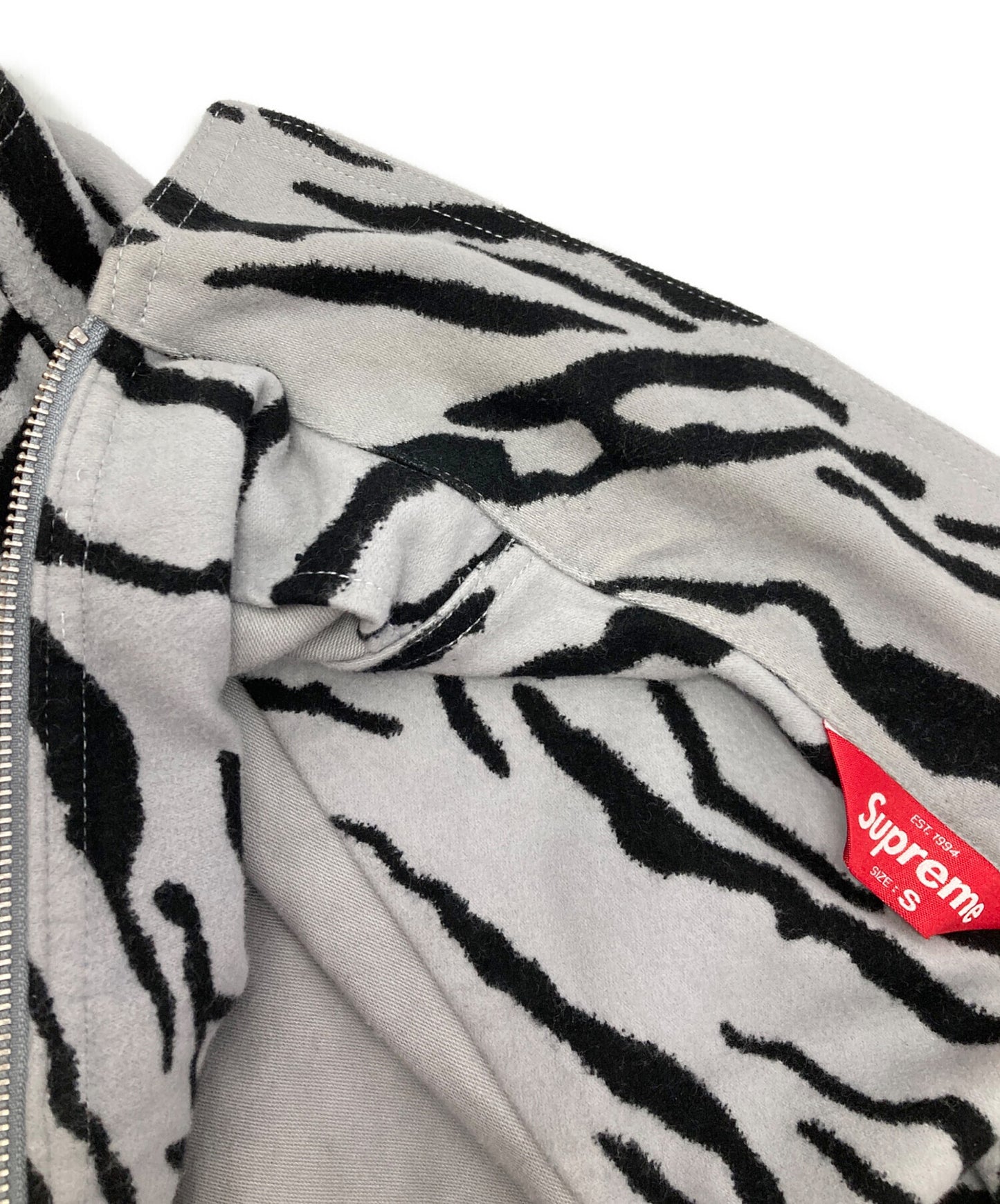 [Pre-owned] SUPREME Moleskin Work Jacket Zebra Jacket