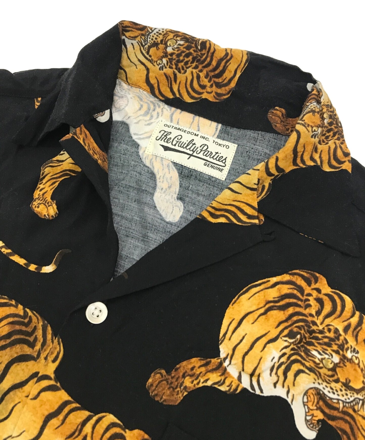 Pre-owned] WACKO MARIA Tiger Pattern HAWAIIAN SHIRT S/S / Tiger