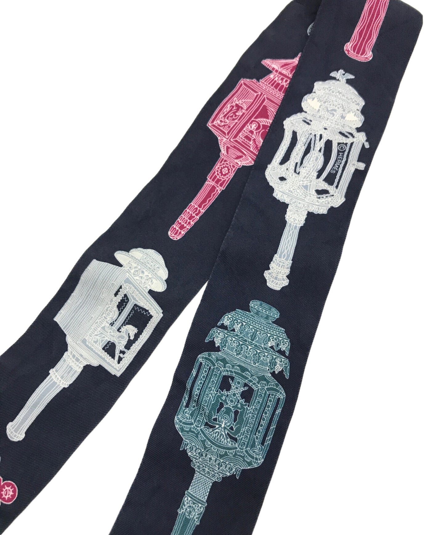 [Pre-owned] HERMES Twillie Merveilleuses Lanternes / Scarf Merveilleuses Lanternes