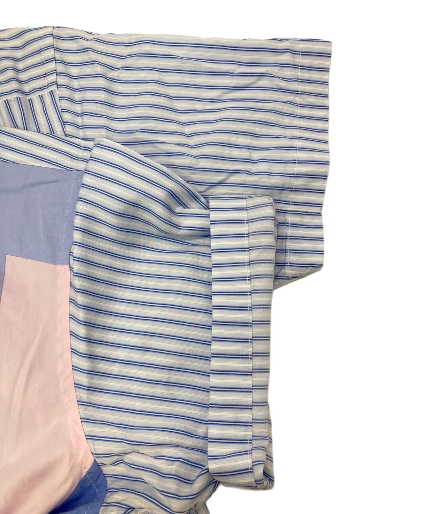 [Pre-owned] COMME des GARCONS SHIRT Patchwork stripe shirt S28060