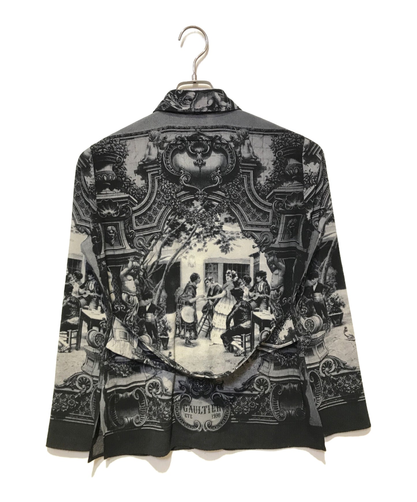 [Pre-owned] Jean Paul GAULTIER CLASSIQUE Sheer all-over pattern shirt