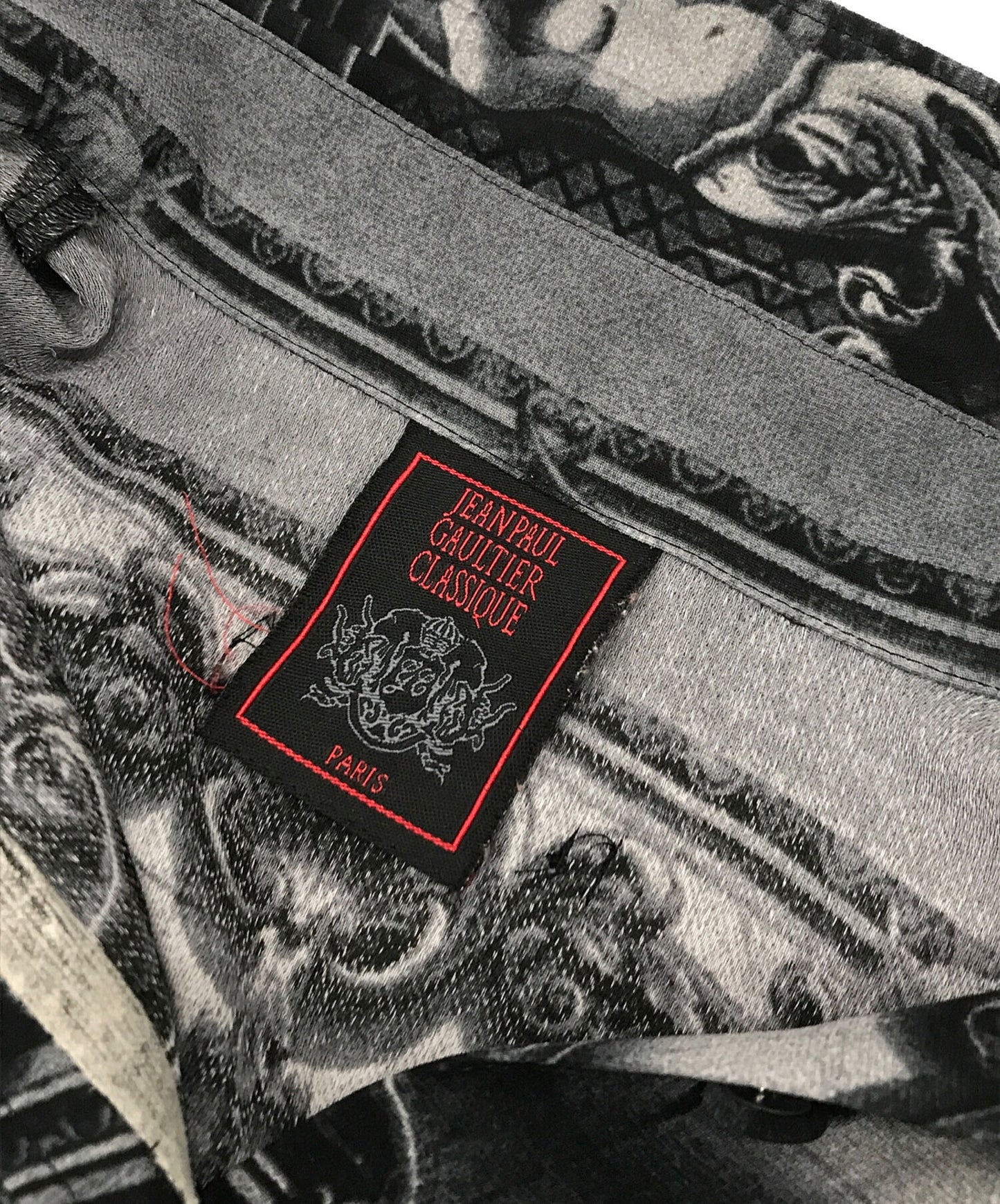 [Pre-owned] Jean Paul GAULTIER CLASSIQUE Sheer all-over pattern shirt