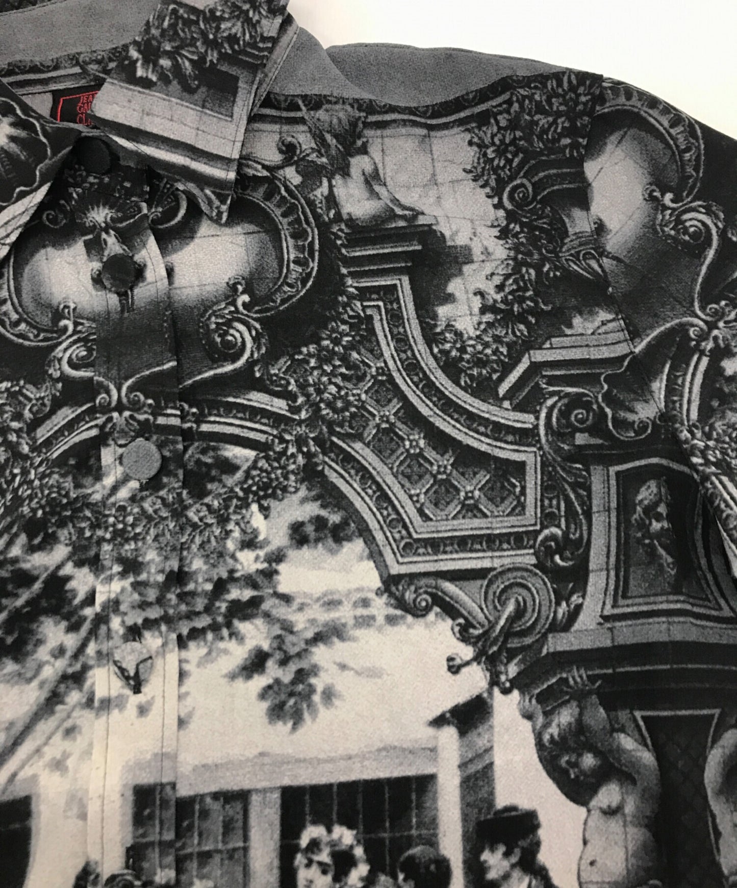 [Pre-owned] Jean Paul GAULTIER CLASSIQUE Sheer all-over pattern shirt