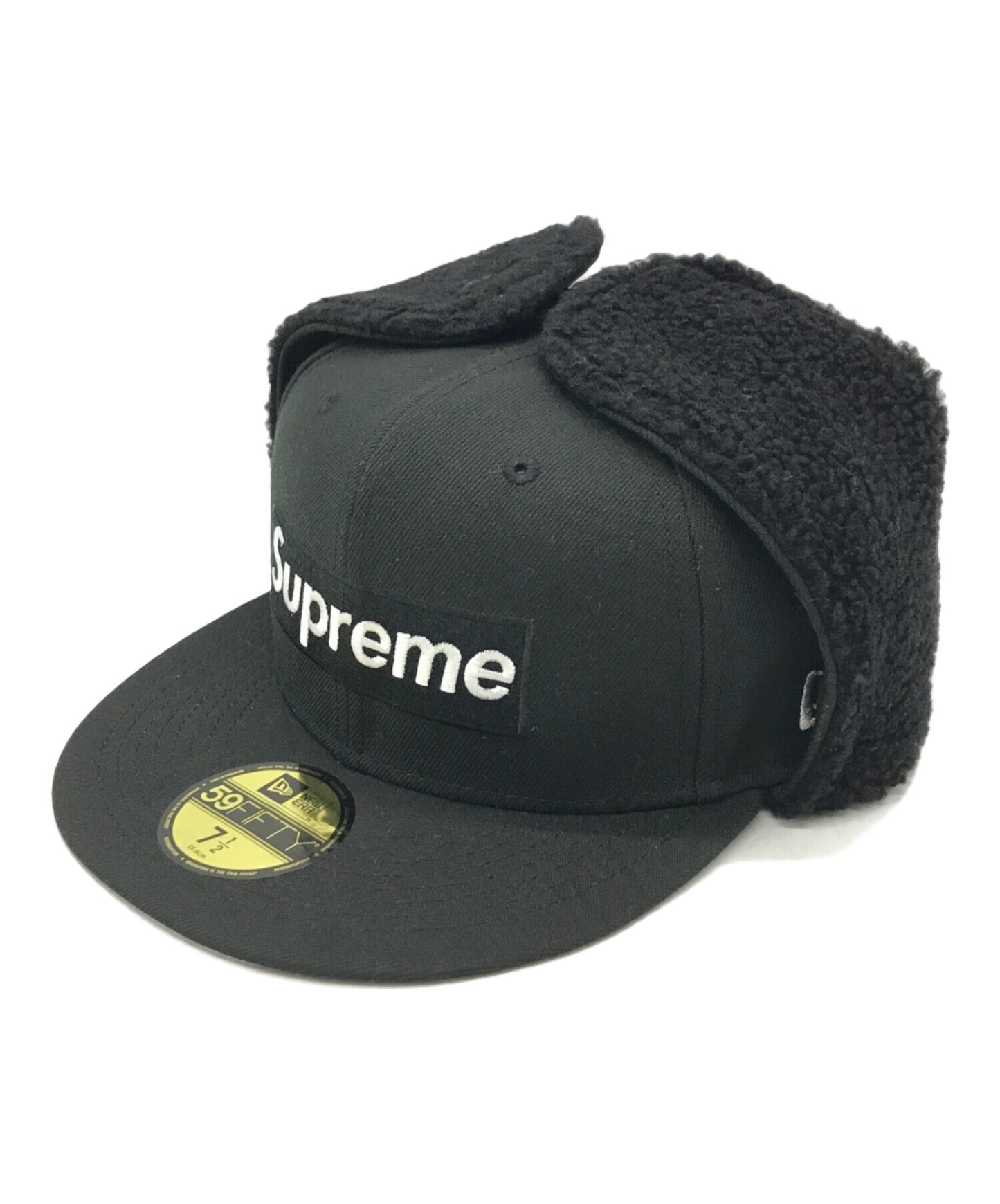 [Pre-owned] SUPREME Earflap Box Logo New Era Cap