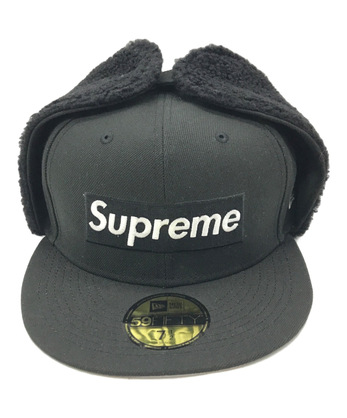 [Pre-owned] SUPREME Earflap Box Logo New Era Cap