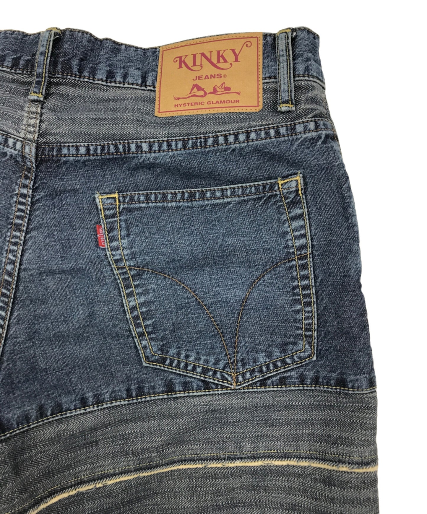 [Pre-owned] Hysteric Glamour Scratch Flare Denim Pants 02212AP01