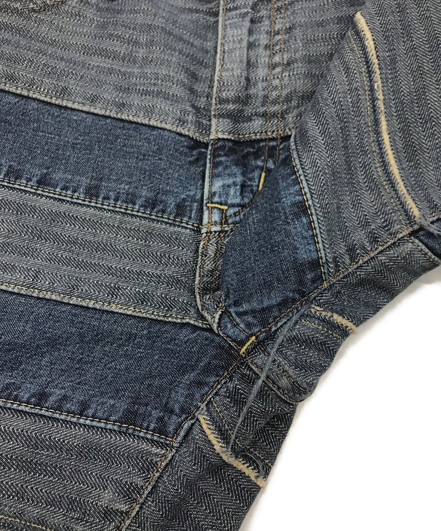 [Pre-owned] Hysteric Glamour Scratch Flare Denim Pants 02212AP01