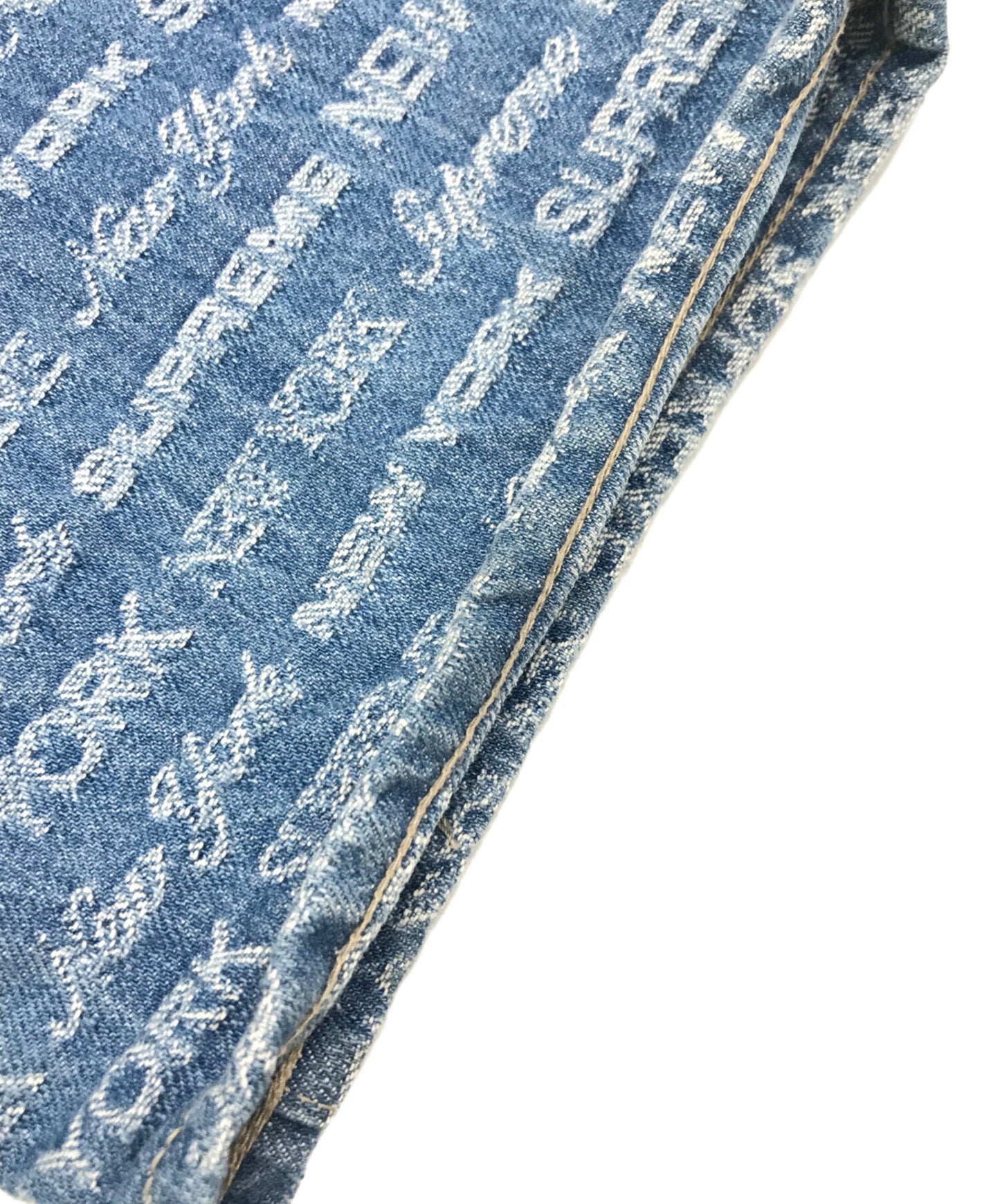 [Pre-owned] SUPREME Multi-type Jacquard Regular Denim Pants