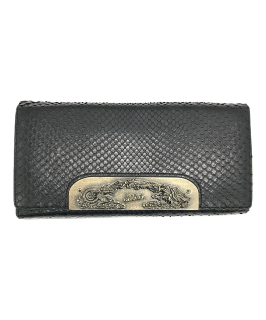 [Pre-owned] Jean Paul GAULTIER Dragon Plate Python Long Wallet