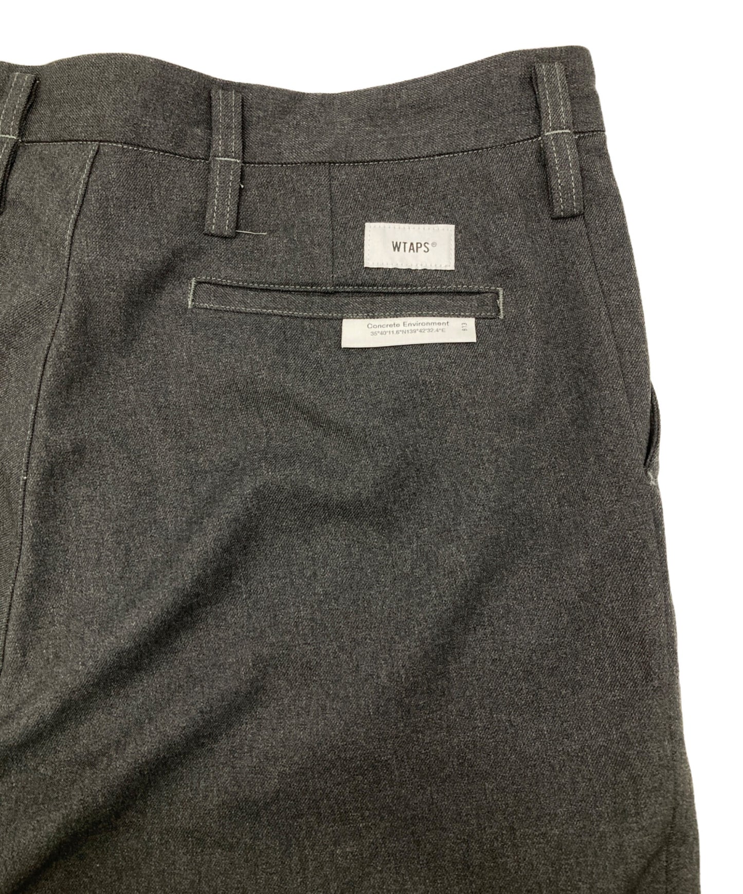[Pre-owned] WTAPS Crease Trousers 231TQDT-PTM01